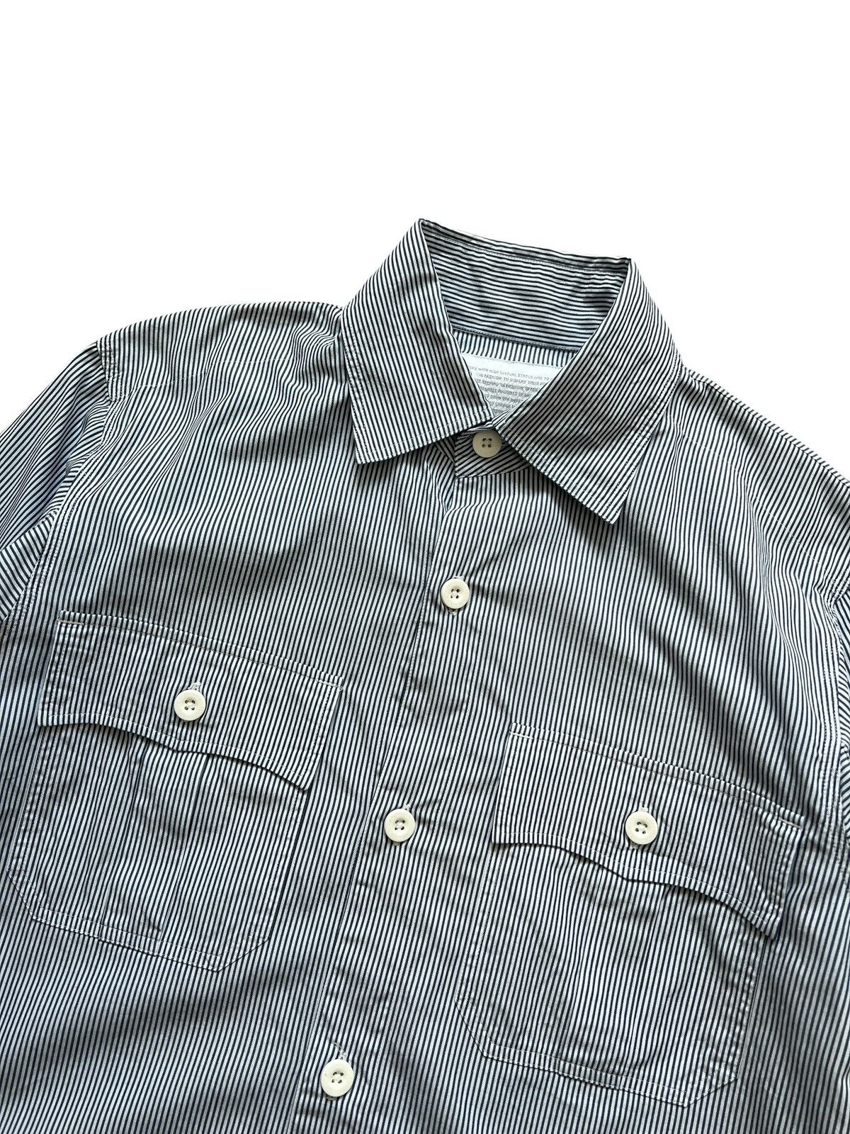 Nonnative Nonnative Hickory Stripe 3/4 Sleeve Officer Shirt Size US S / EU 44-46 / 1 - 3 Thumbnail