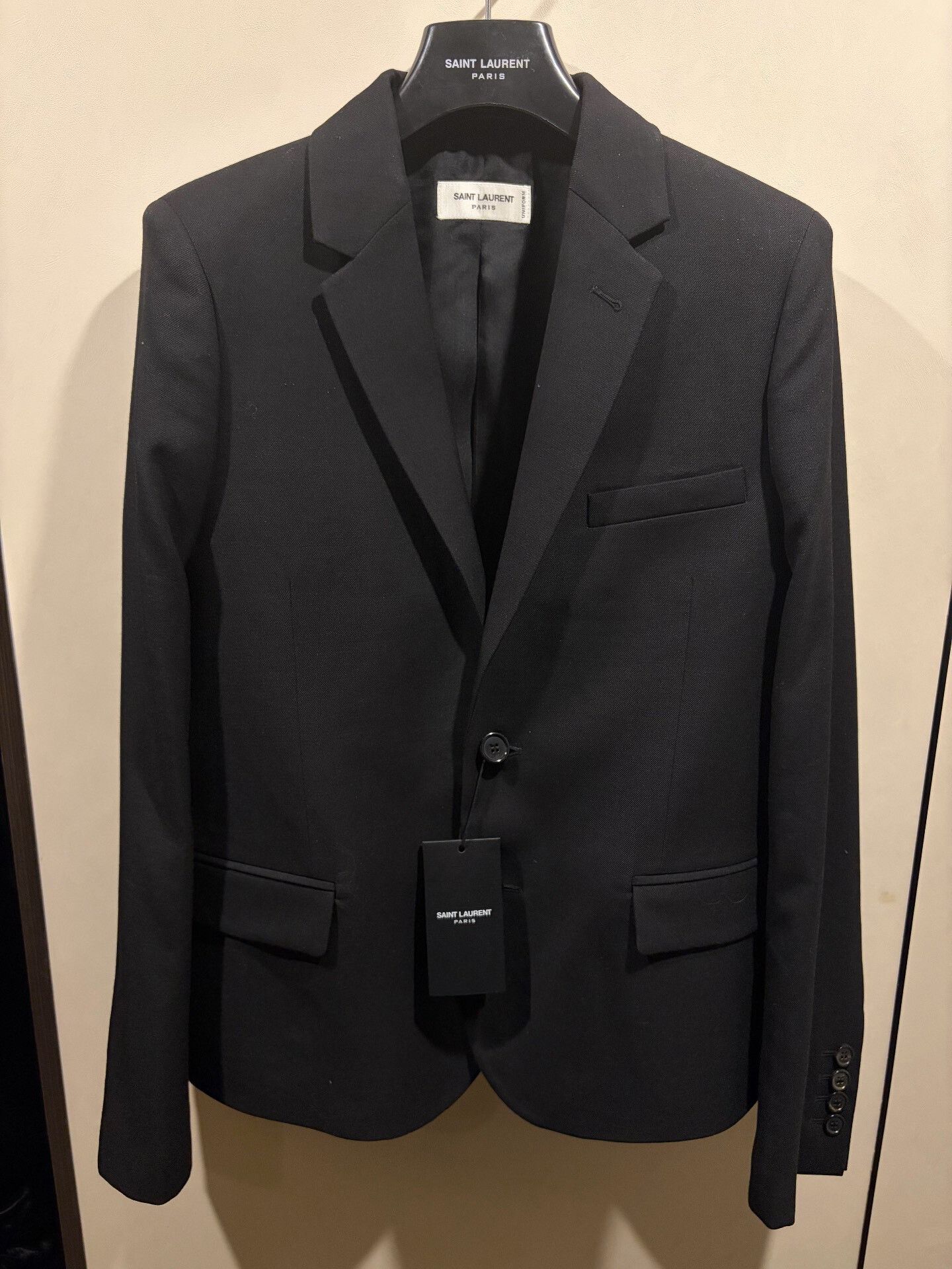 Yves Saint Laurent Saint Laurent Women’s Smoking Jacket F40 Size S / US 4 / IT 40 - 1 Thumbnail