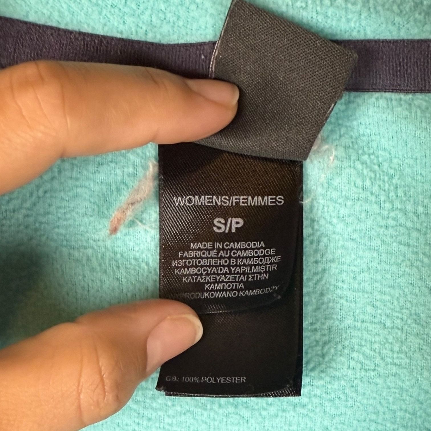 The North Face Vintage The North Face Women's S/P Fleece Aqua 1/4 Zip Size S / US 4 / IT 40 - 5 Thumbnail