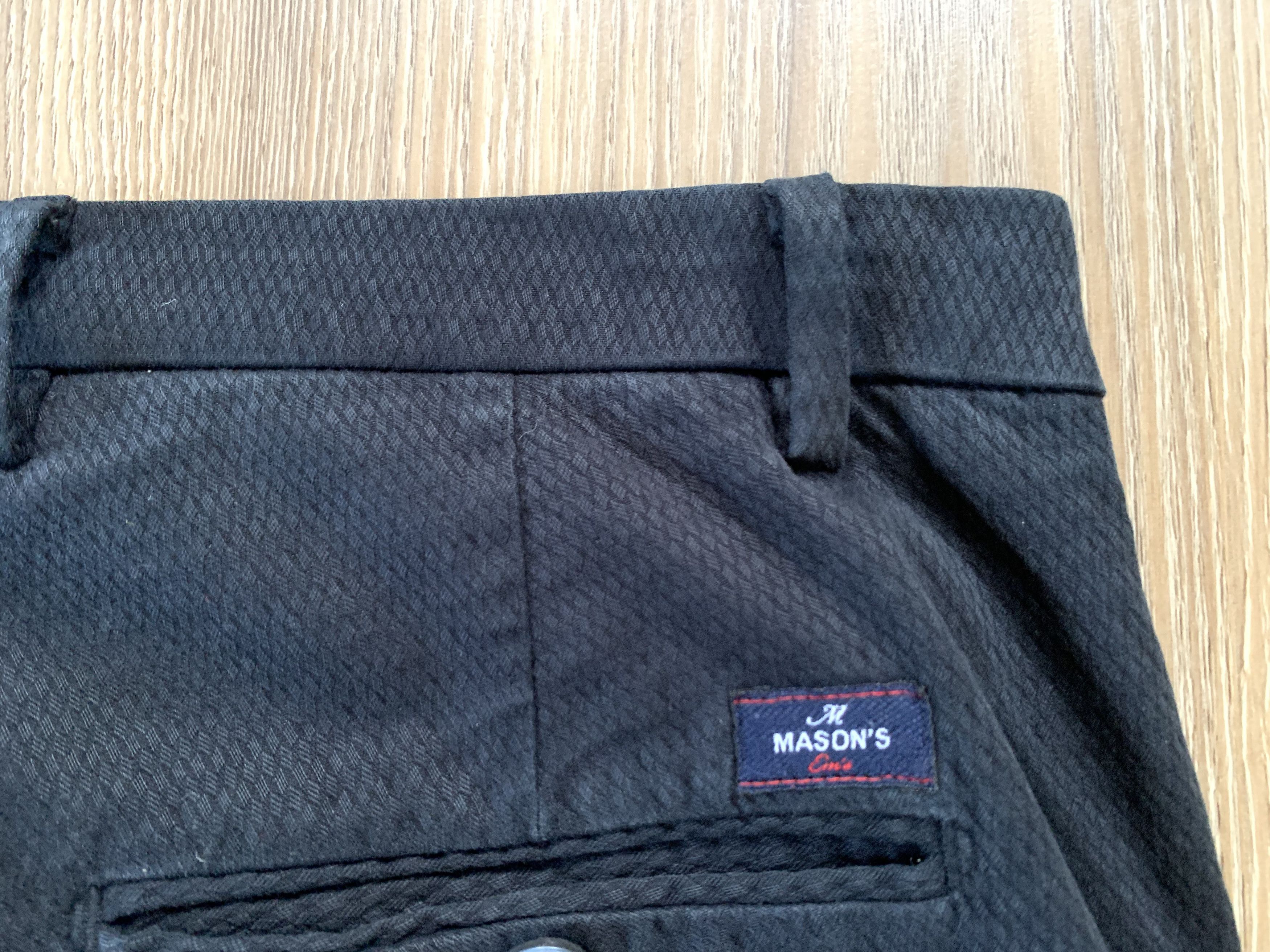 Mason's Masons Milano Blue Cotton Pants Size US 34 / EU 50 - 6 Thumbnail