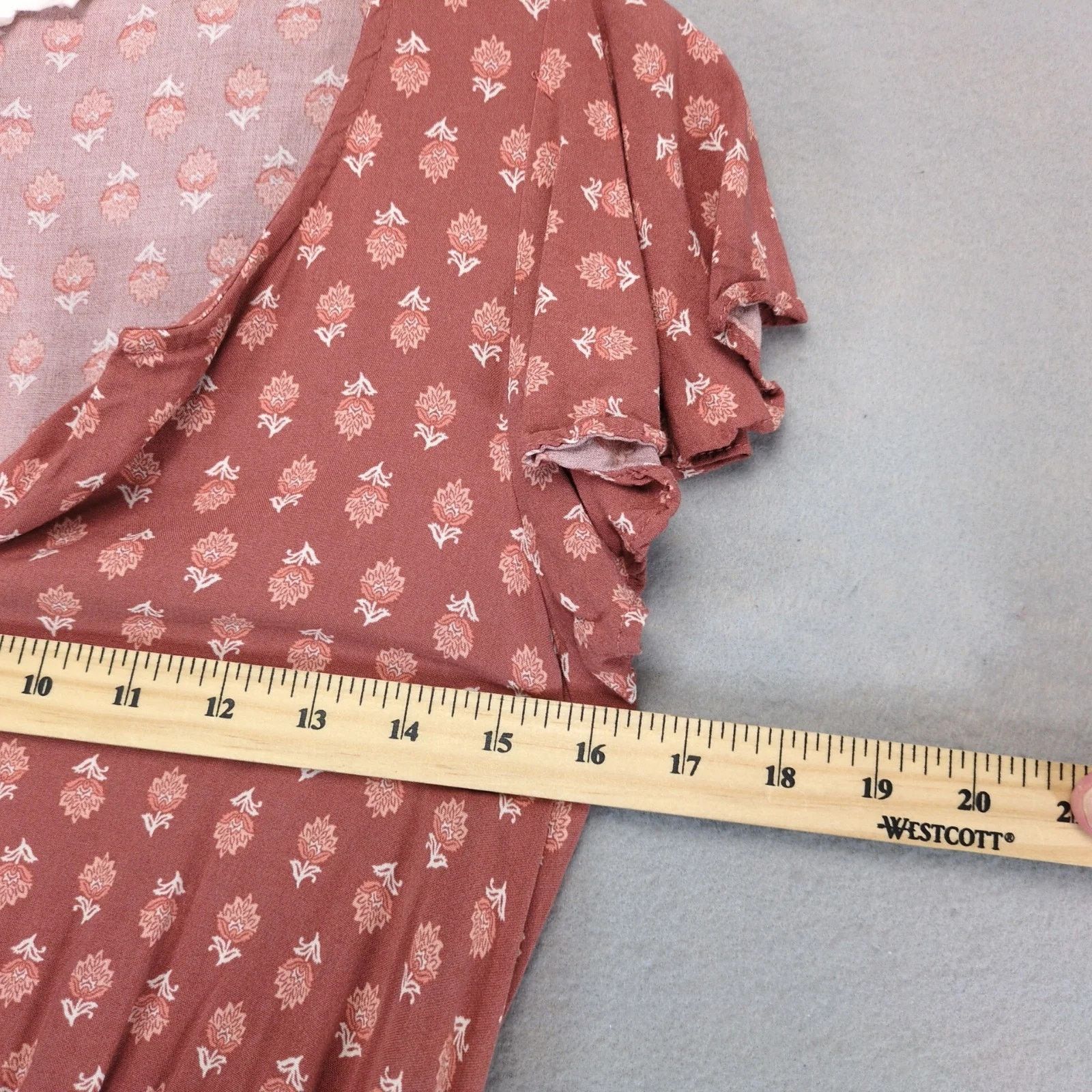 Lucky Brand Lucky Brand Ditsy Floral Tiered Maxi Dress L Elastic Waist Size L / US 10 / IT 46 - 5 Thumbnail