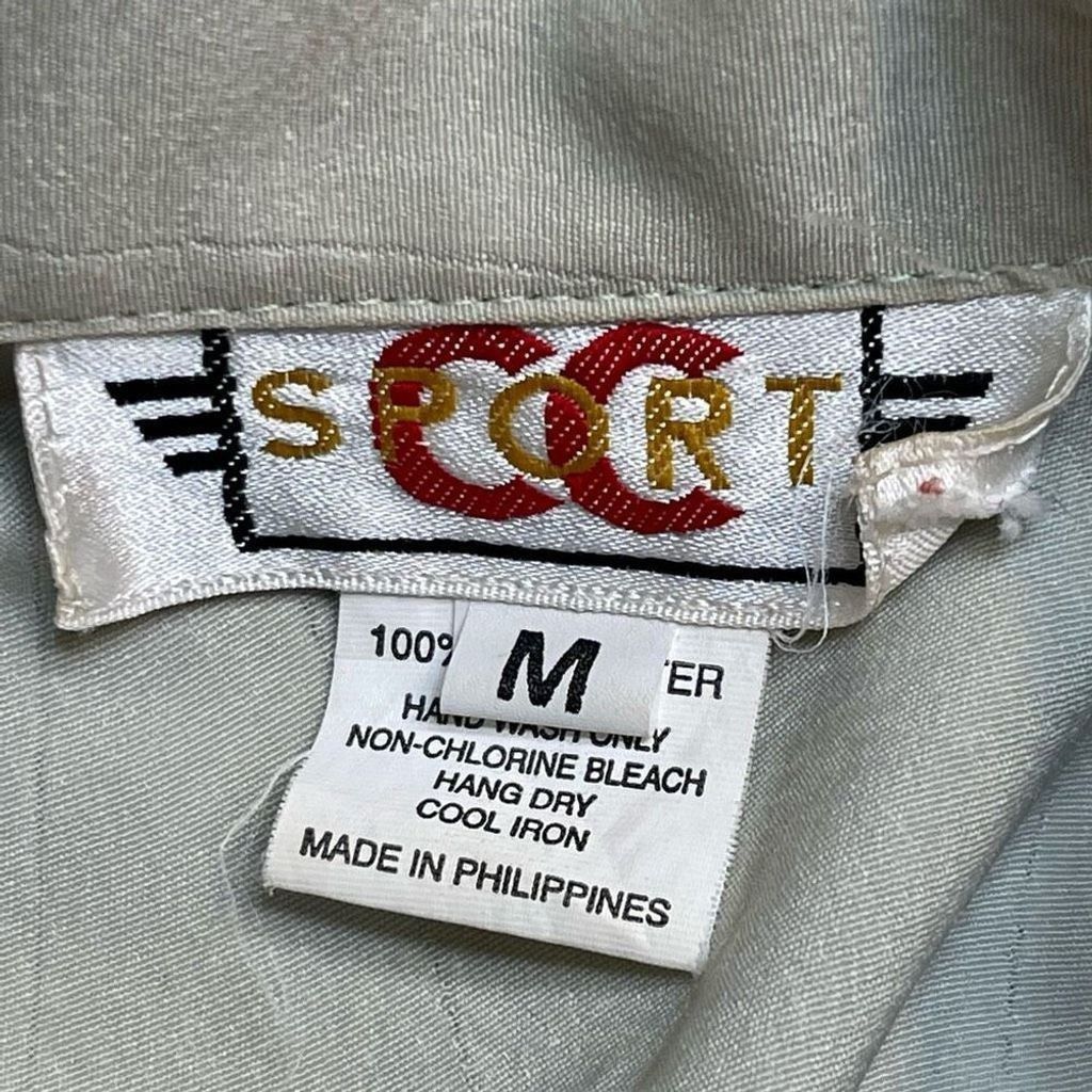 Other Vintage CC Sport Shell Embroidered Sea Foam Button Jacket M Size M / US 6-8 / IT 42-44 - 4 Thumbnail