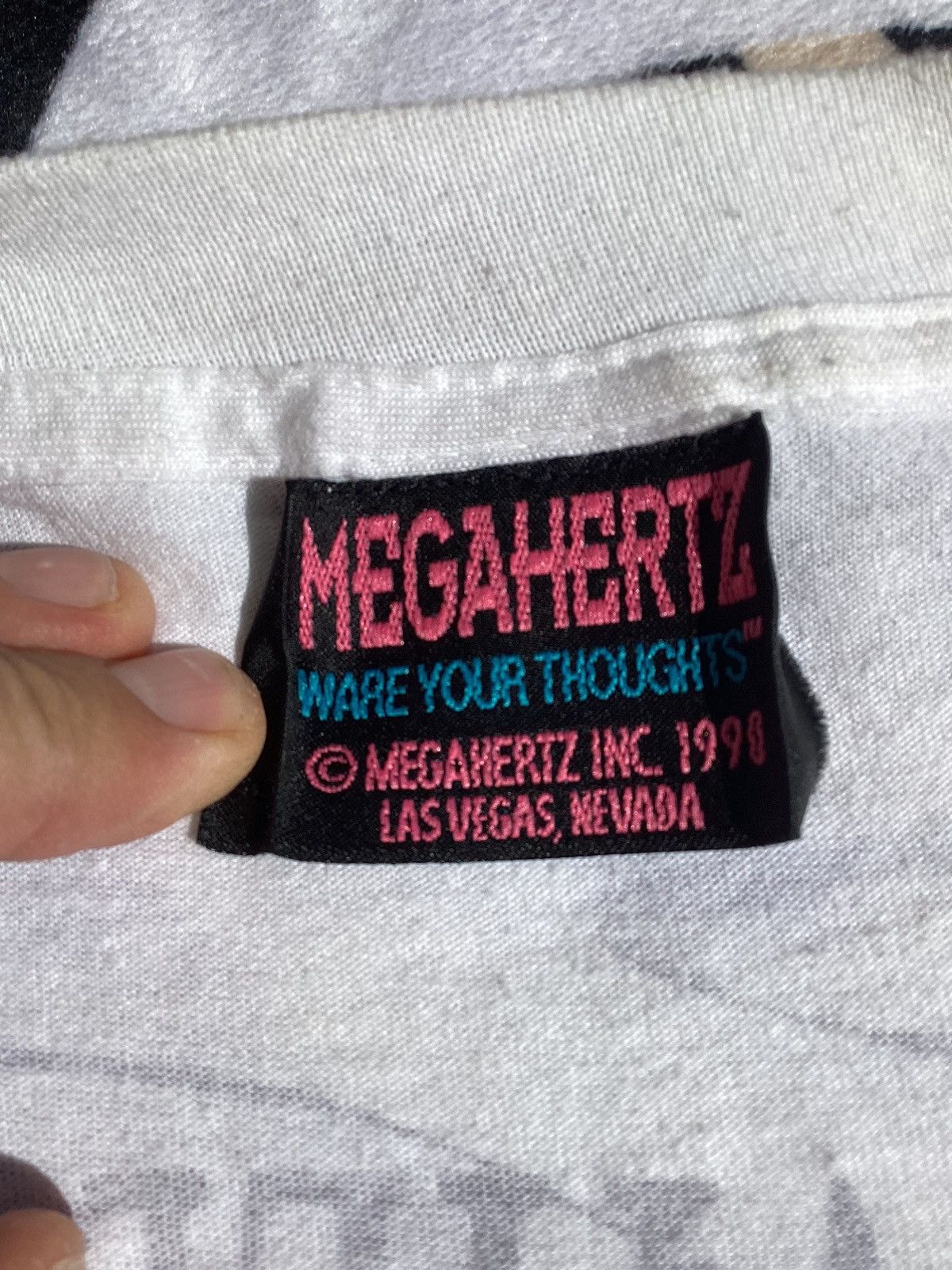 Other × Vintage Vtg 1991 never too old to party megahertz Las Vegas made Tee Size US XL / EU 56 / 4 - 5 Thumbnail