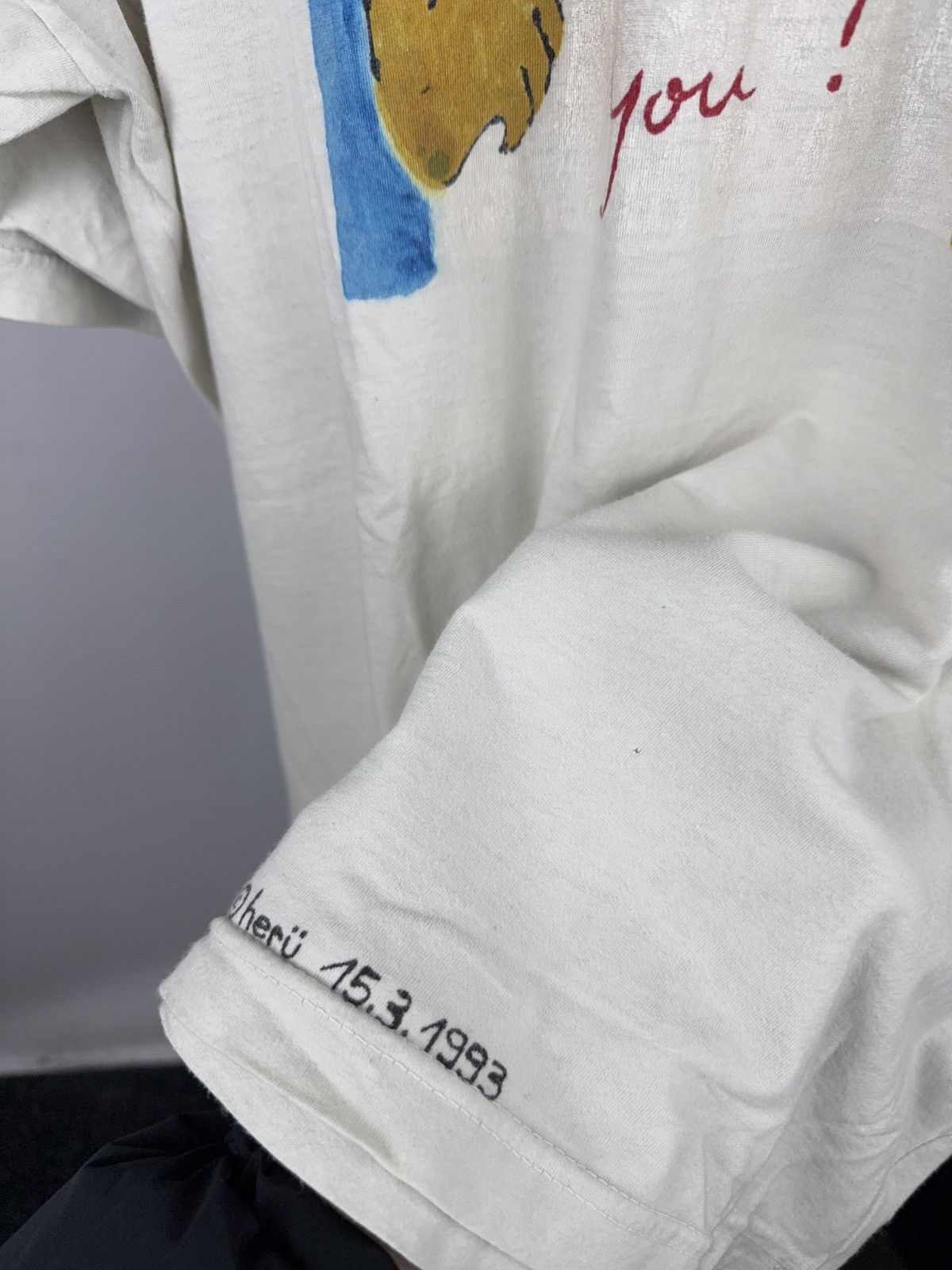 Vintage Retro 1993 Hand Painted Art T-Shirt Naive Outsider Graphic Size US L / EU 52-54 / 3 - 9 Thumbnail