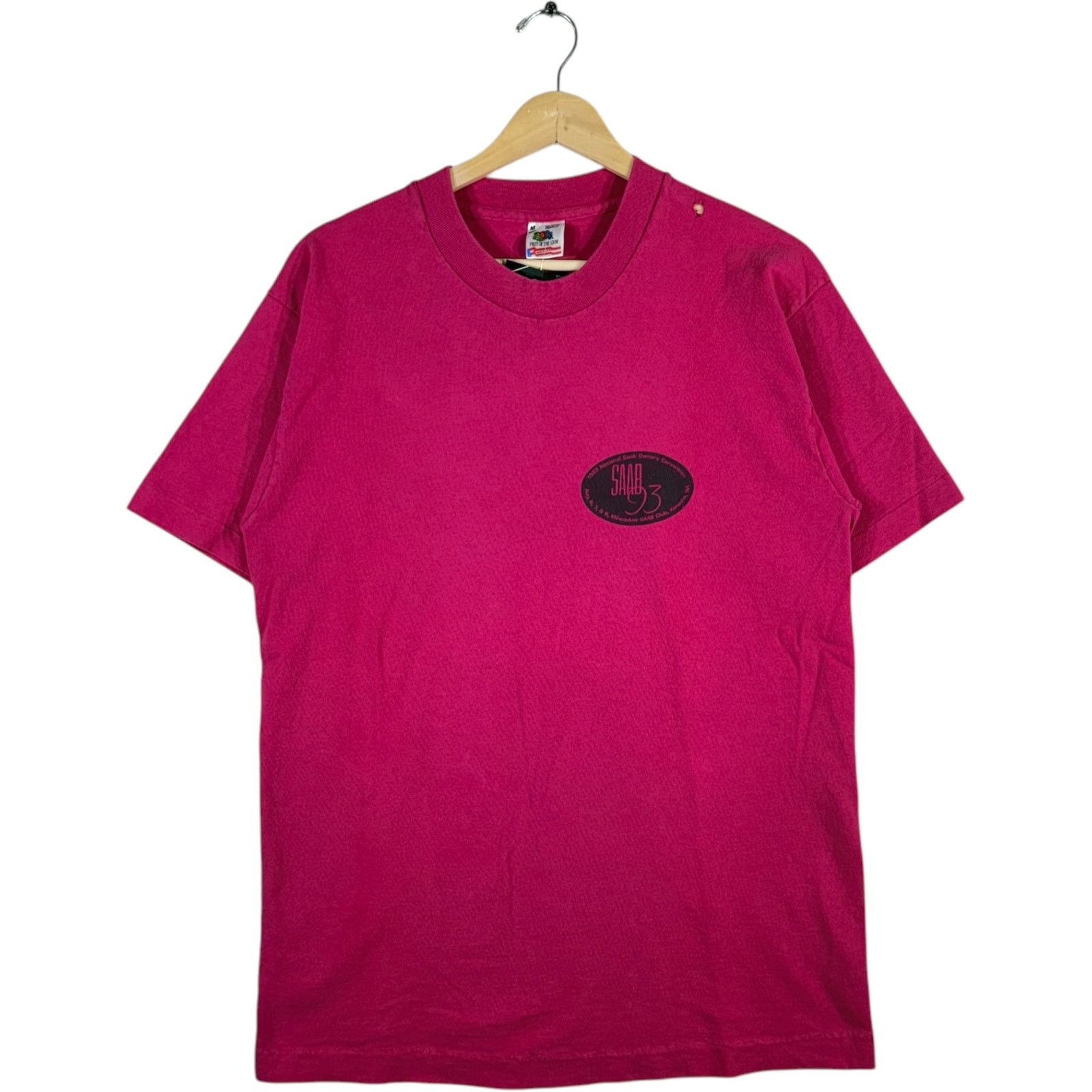 Fruit Of The Loom Vintage SAAB National Owners Convention Tee 1993 M Size US M / EU 48-50 / 2 - 1 Thumbnail