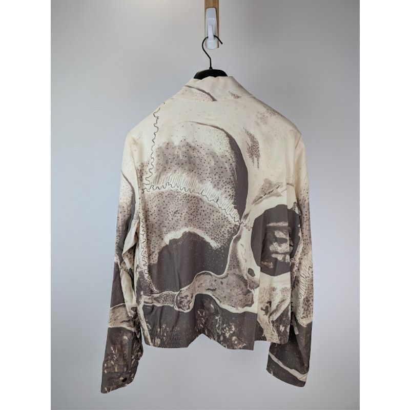 Amiri o1rshd1 Wes Lang Big Skull Blouson Jacket in Mink Size US XL / EU 56 / 4 - 19 Thumbnail
