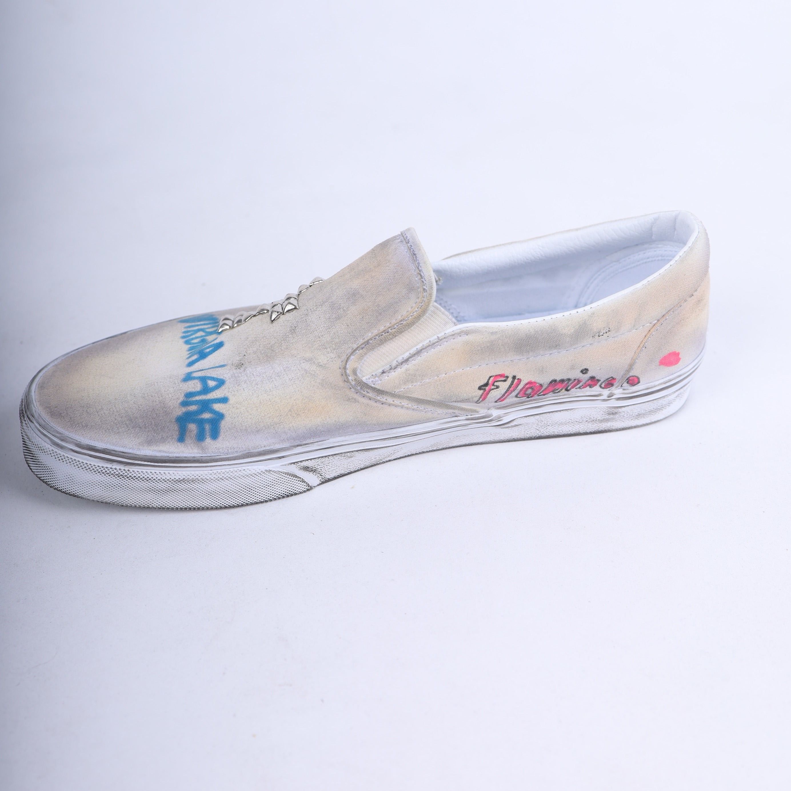Paly Hollywood PALY 1/1 HAND DRAWN VANS SLIP ONS Size US 12 / EU 45 - 8 Thumbnail