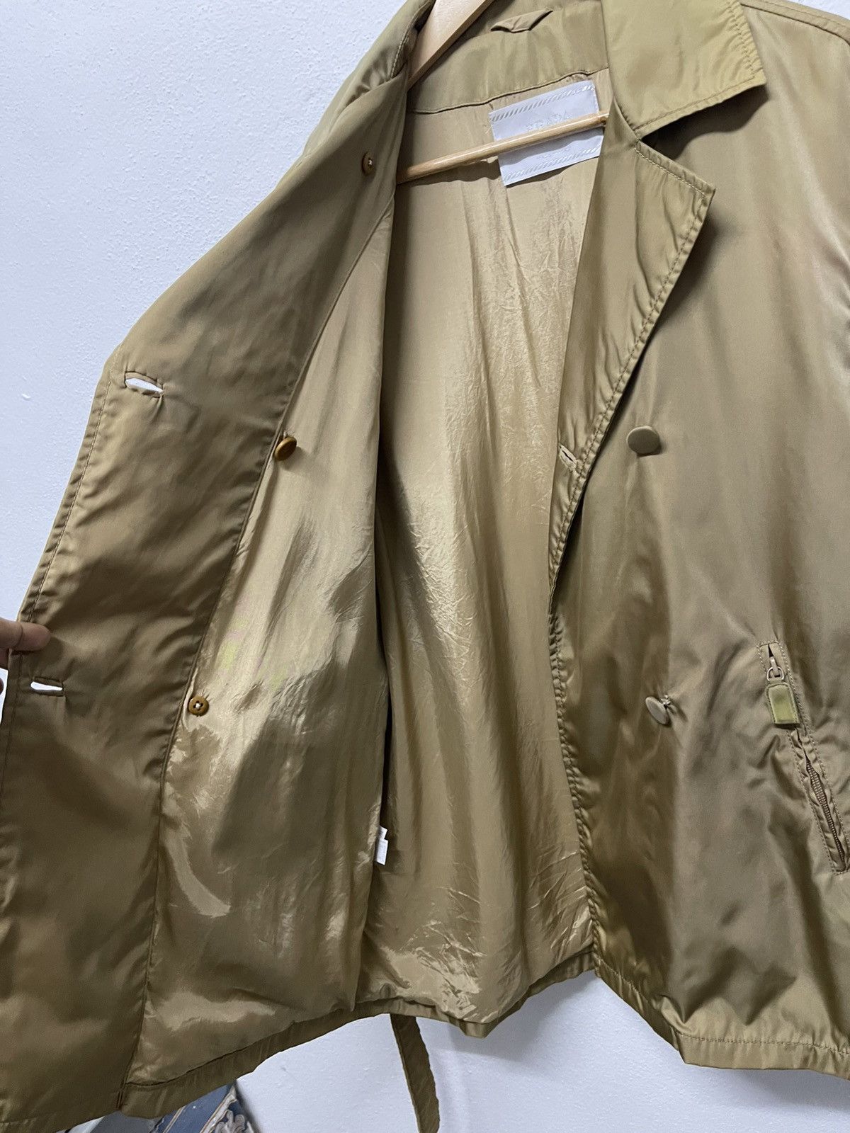 Prada SS99 PRADA MILANO NYLON TRENCH COAT SUN FADED Size M / US 6-8 / IT 42-44 - 16 Thumbnail