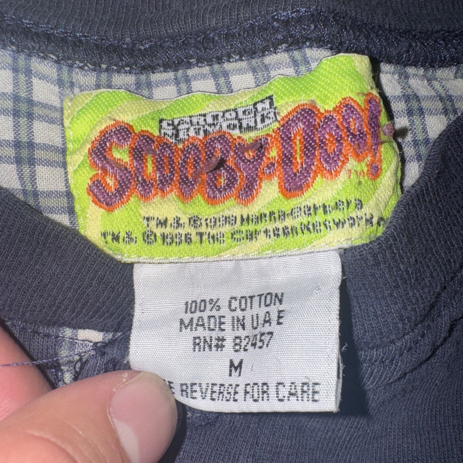 Cartoon Network × Vintage Vintage Scooby-Doo Henley Shirt Navy Blue M Cartoon Network Size US M / EU 48-50 / 2 - 6 Thumbnail