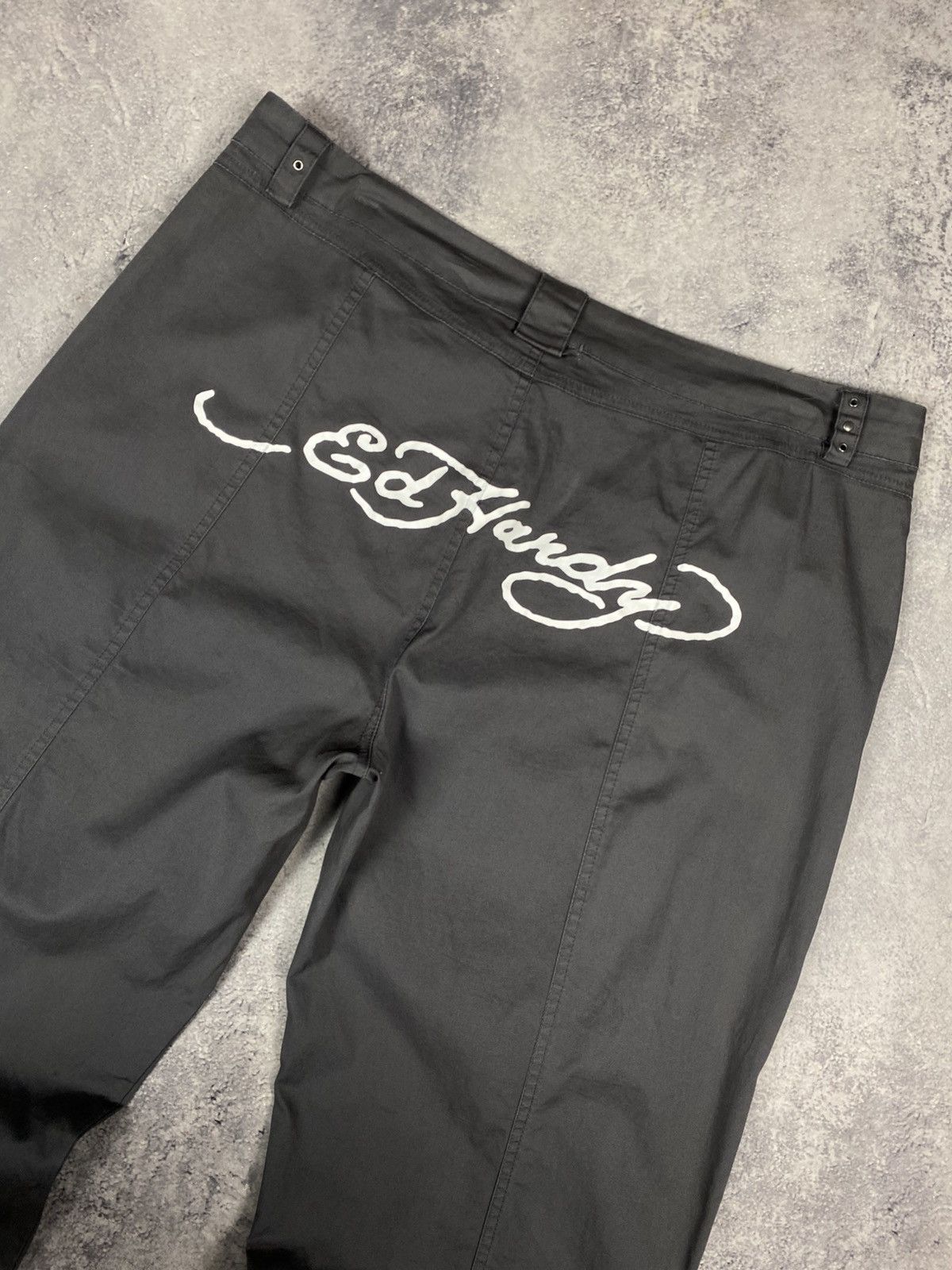 Ed Hardy Ed Hardy Urban Outfitters Y2K Style Grey Cargo Multi Pocket Size US 32 / EU 48 - 3 Thumbnail