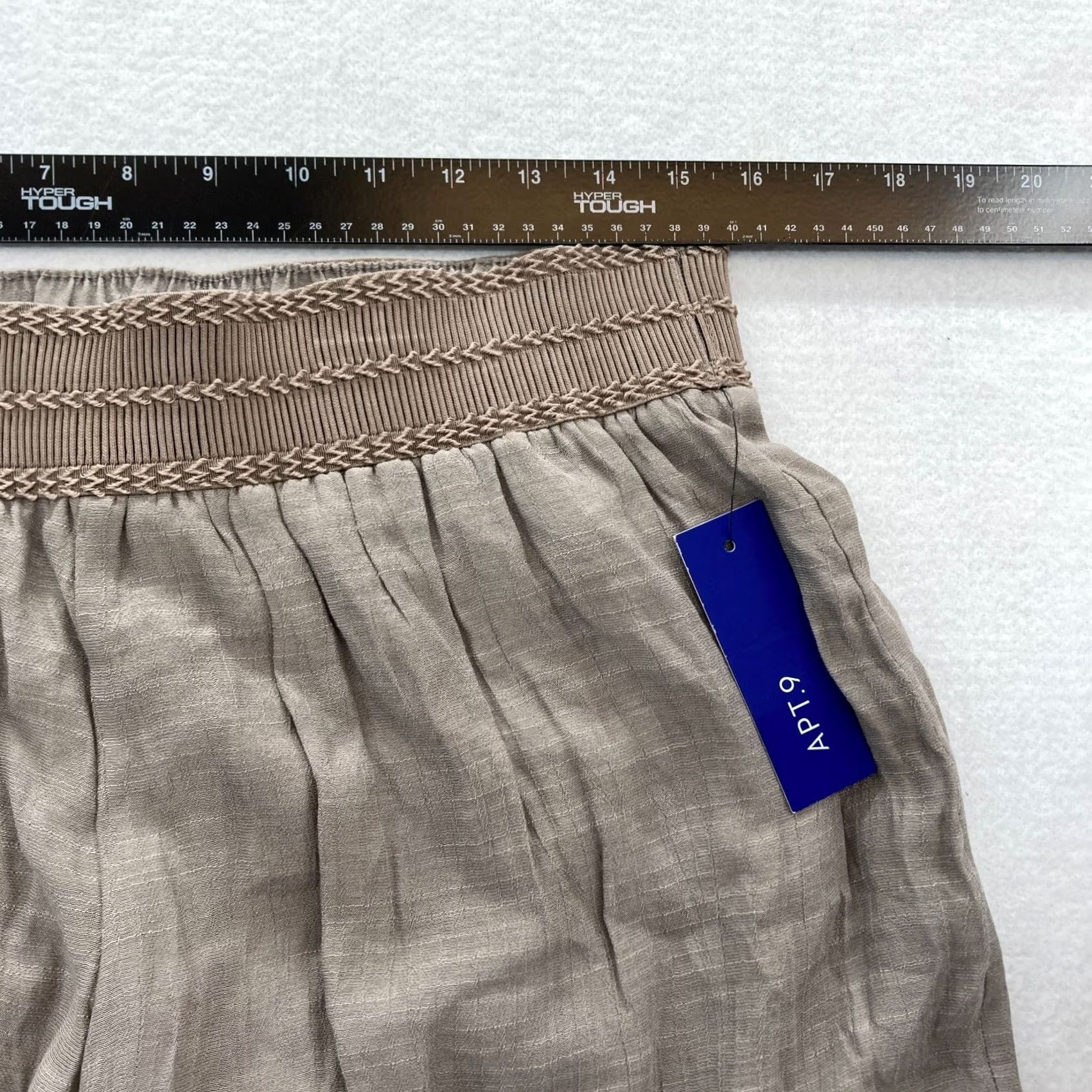Apt. 9 Apt. 9 Pants Women's Large Brown Stretch Fabric Pull On Wide Leg NWT Size 36" / US 14 / IT 50 - 7 Thumbnail
