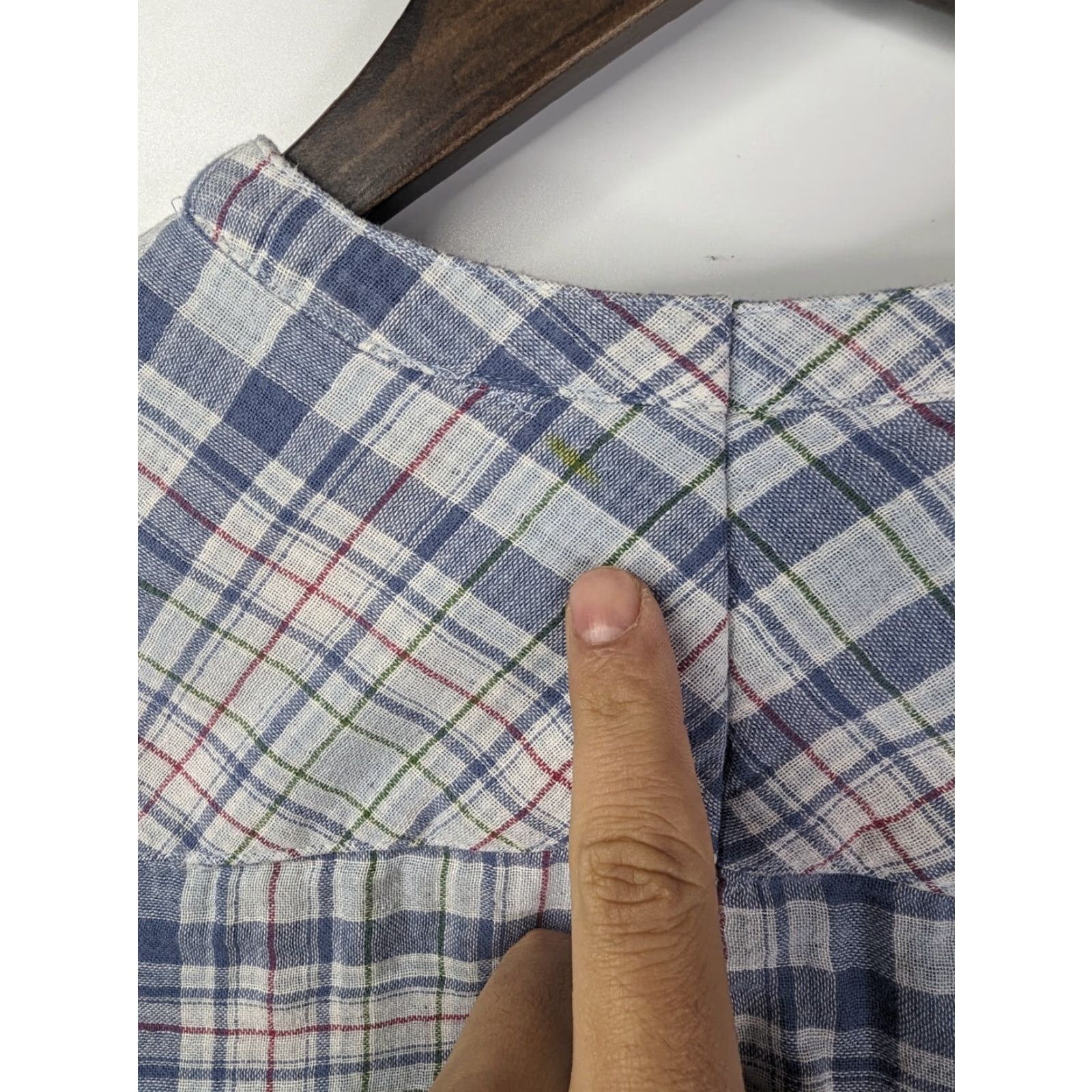 J. Jill J Jill Plaid Double Cloth Cotton Gauze Tunic Blouse Button Shirt Size Small Size S / US 4 / IT 40 - 5 Thumbnail