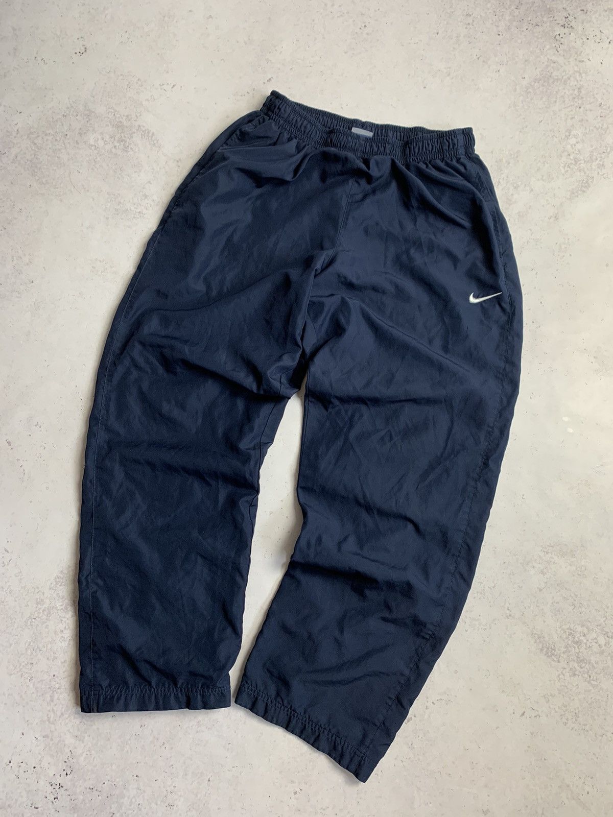 Nike × Vintage Vintage 90's Nike Baggy Nylon Trackpants Y2K Drill Gorpcore Size US 36 / EU 52 - 2 Thumbnail