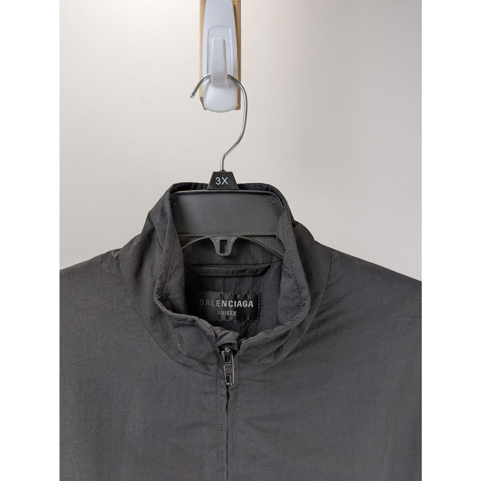 Balenciaga o1rshd1 Men's Overcoat small fit tracksuit jacket in Black Size US S / EU 44-46 / 1 - 6 Thumbnail