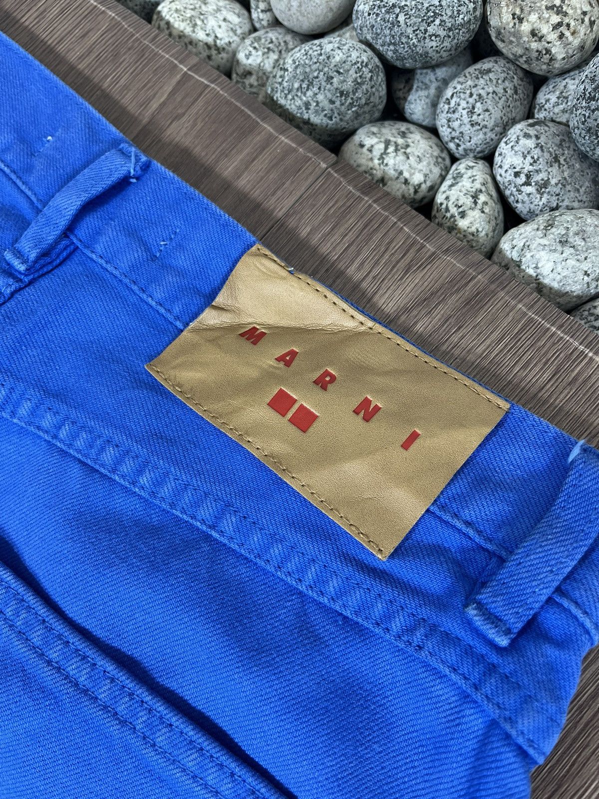 Marni × Uniqlo Uniqlo x Marni Highwaist Electric Blue Baggy Jeans Size US 29 - 9 Thumbnail