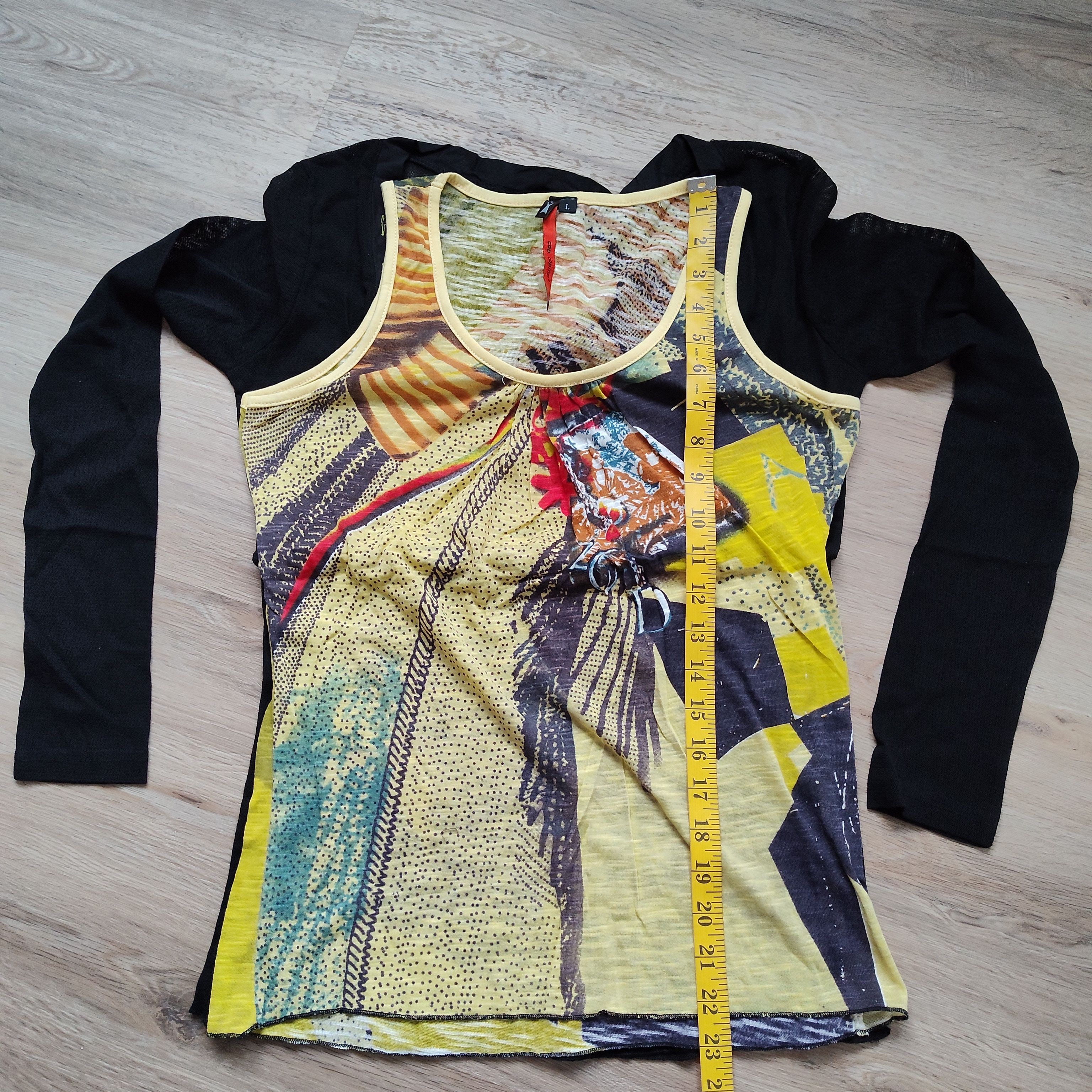 Cop Copine Cop.Copine black longsleeve+tank top sz M made in France New Size M / US 6-8 / IT 42-44 - 2 Thumbnail