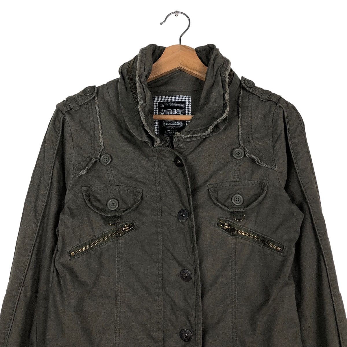 If Six Was Nine 🔥Parachute Biker Jacket Bondage Design Von Dutch Cargo Size US L / EU 52-54 / 3 - 3 Thumbnail