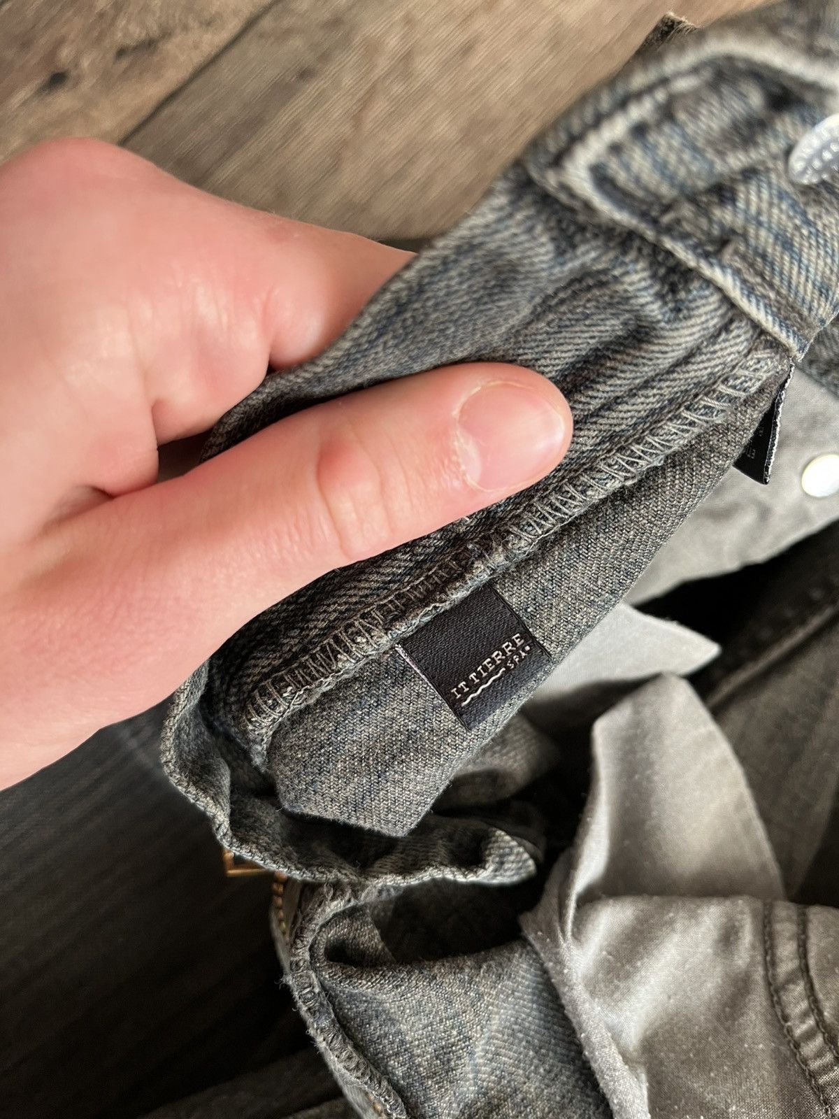 Versace × Versace Jeans Couture Made In Italy Vintage Versace Jeans Couture Striped Denim Size US 34 / EU 50 - 3 Thumbnail