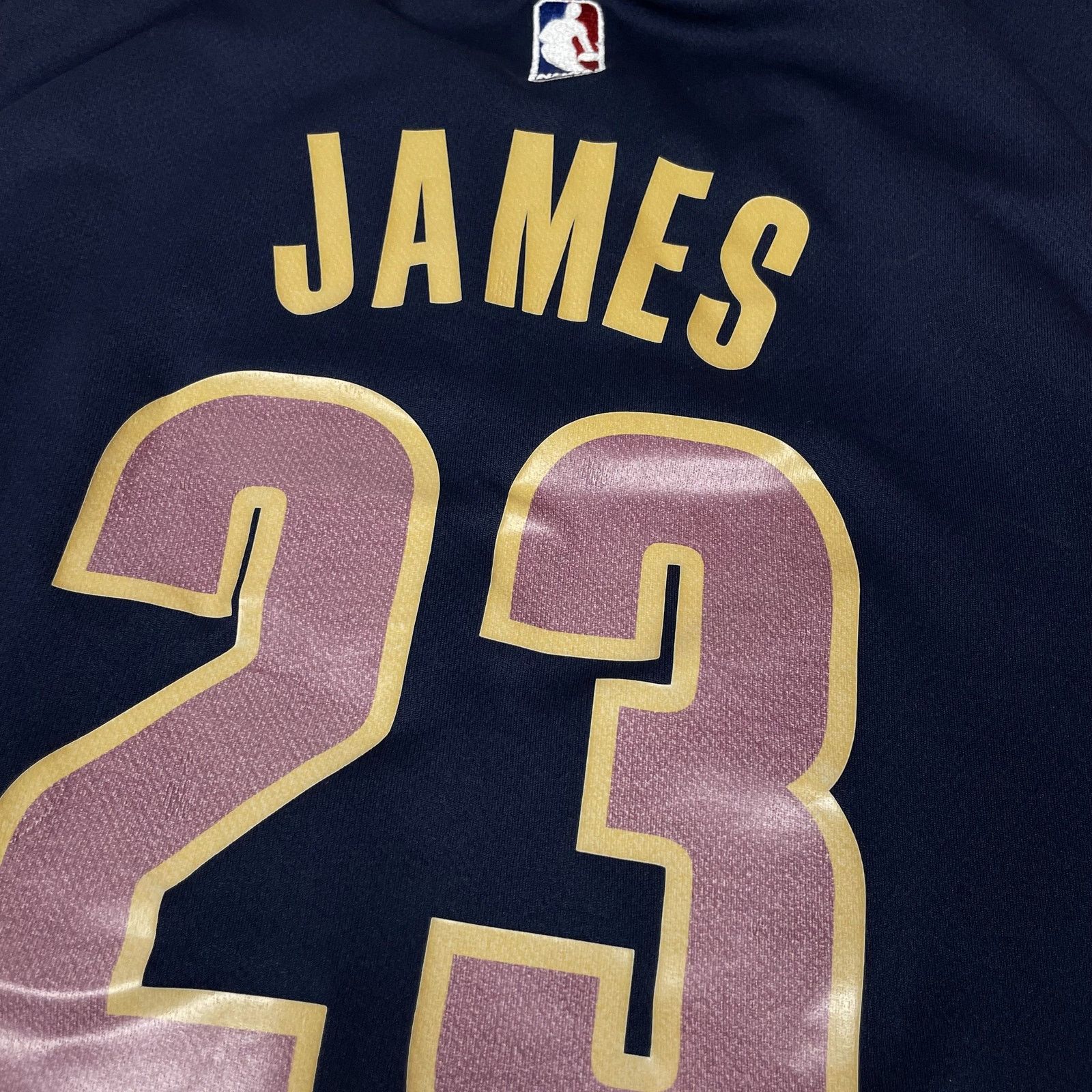Adidas Adidas Youth Navy Blue Pullover Cavs James NBA Jersey Large Size US L / EU 52-54 / 3 - 4 Thumbnail