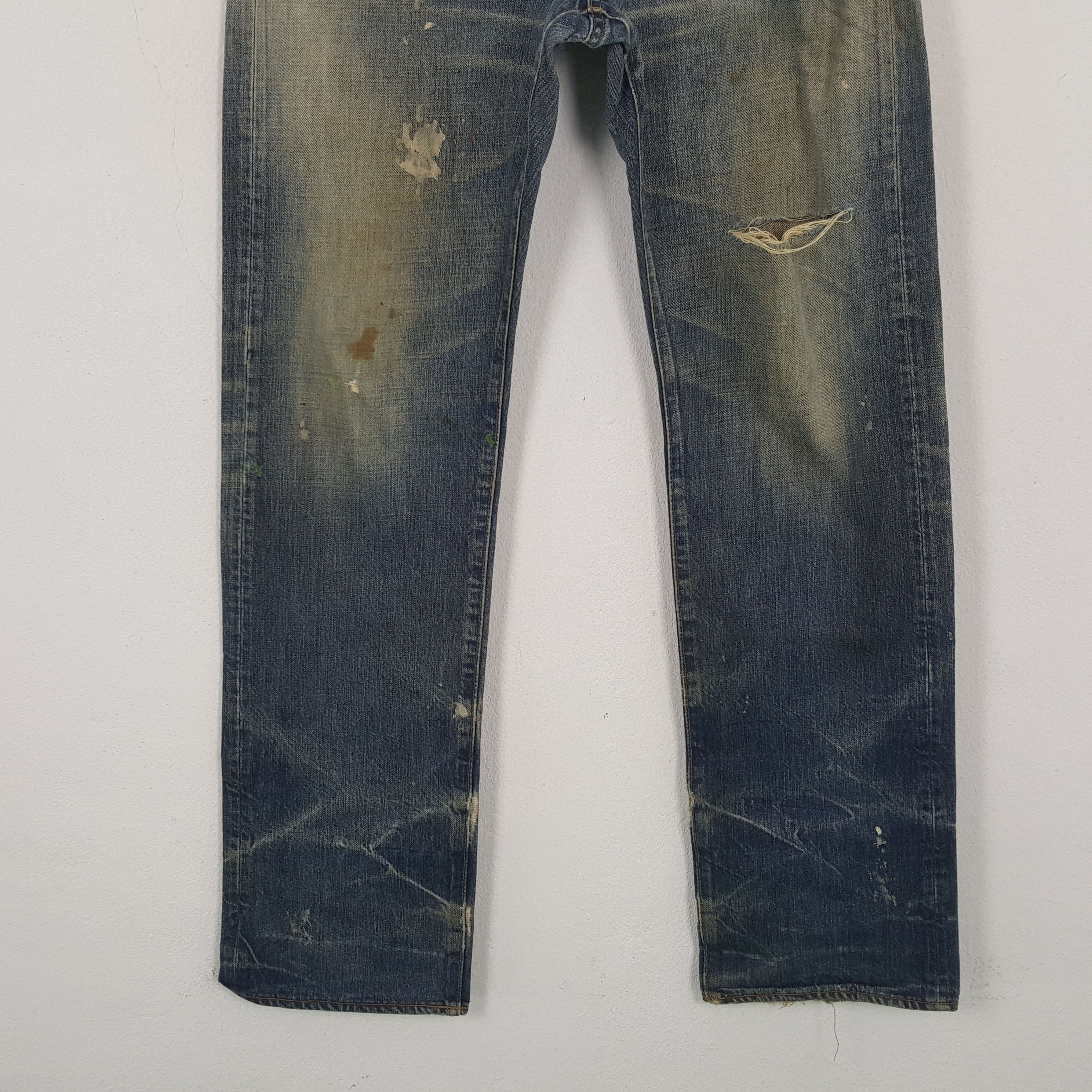 Prps Prps Fashion Streetwear Distressed Jeans RR9 Size US 35 - 3 Thumbnail