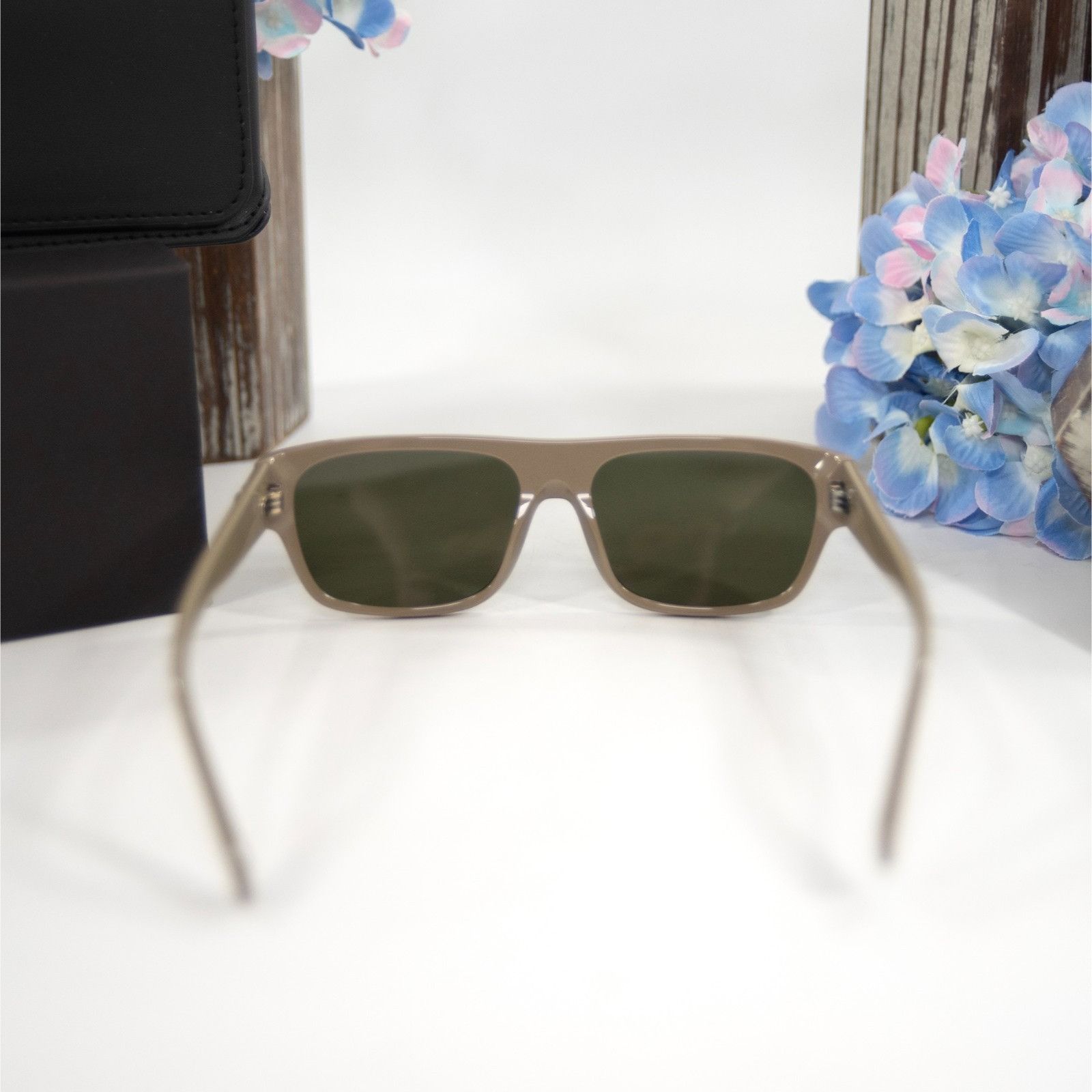 Dolce & Gabbana Dolce & Gabbana DG4455 Khaki Gunmetal Logo Acrylic Sunglasse Size ONE SIZE - 4 Thumbnail