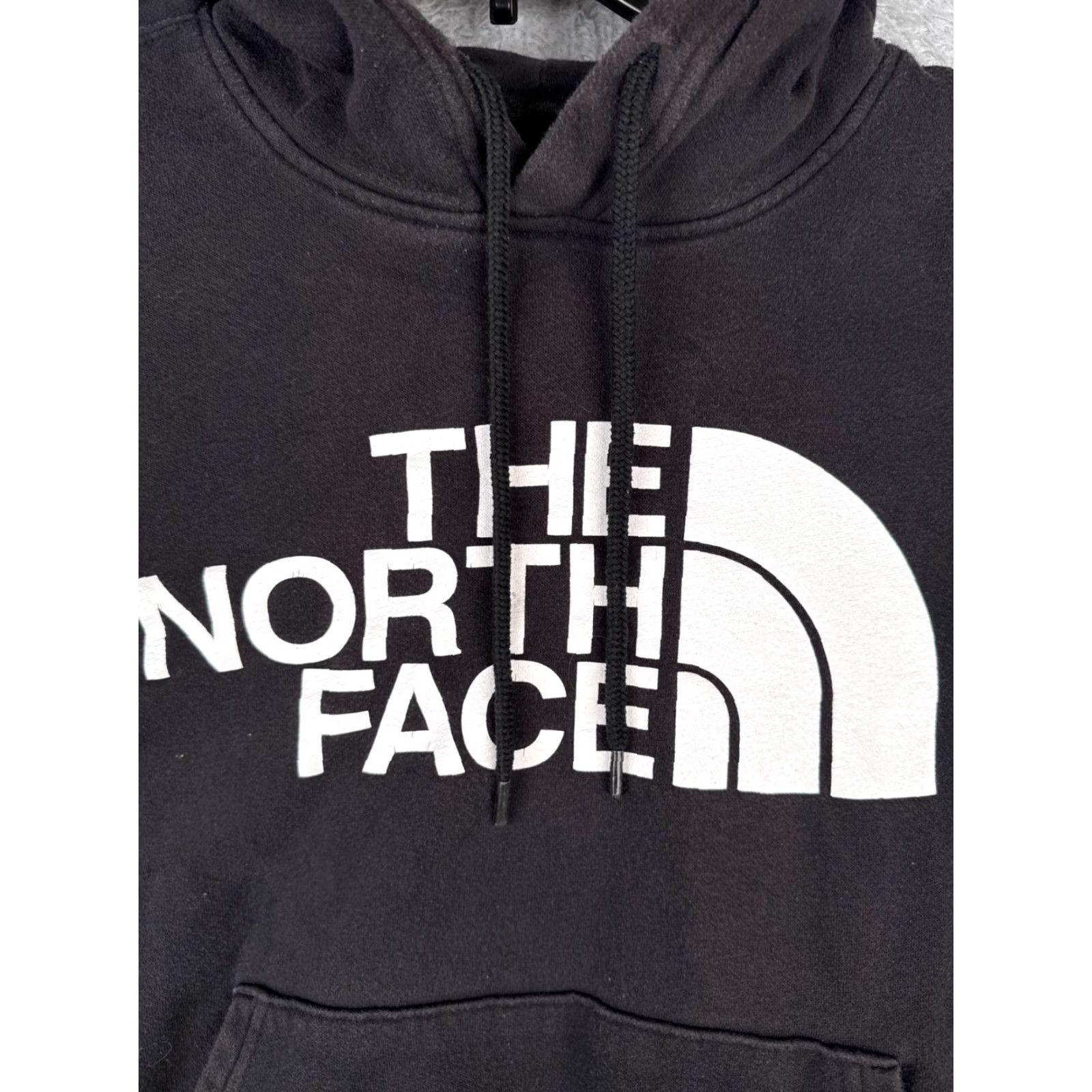 The North Face The North Face Hoodie Womens Large Black Pullover Jersey Fabric Pocket Logo Crew Neck Long Sleeve Lightweight Regular Etam? Size L / US 10 / IT 46 - 6 Thumbnail
