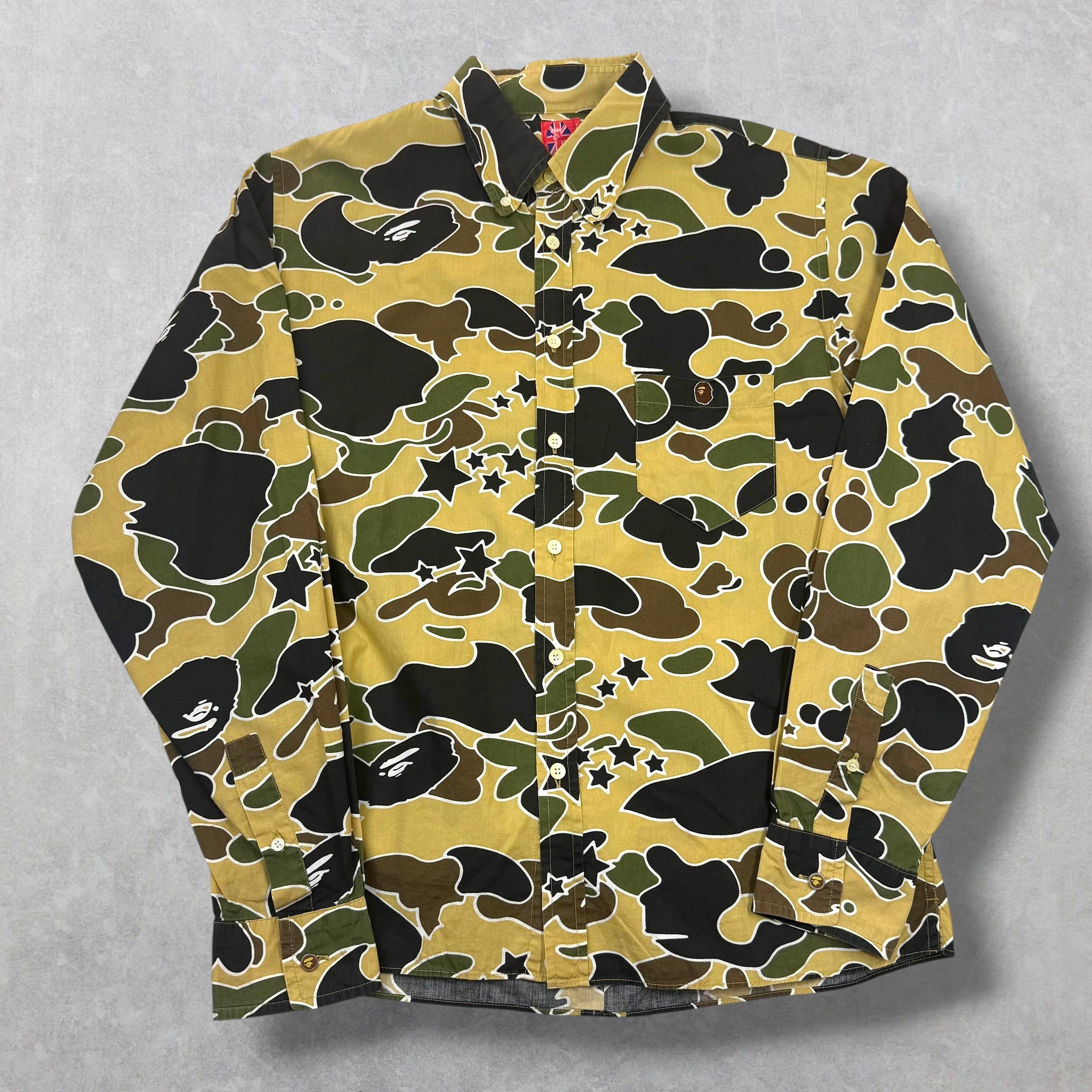 Bape Bape Camo Sta Button Up M Size US M / EU 48-50 / 2 - 1 Thumbnail