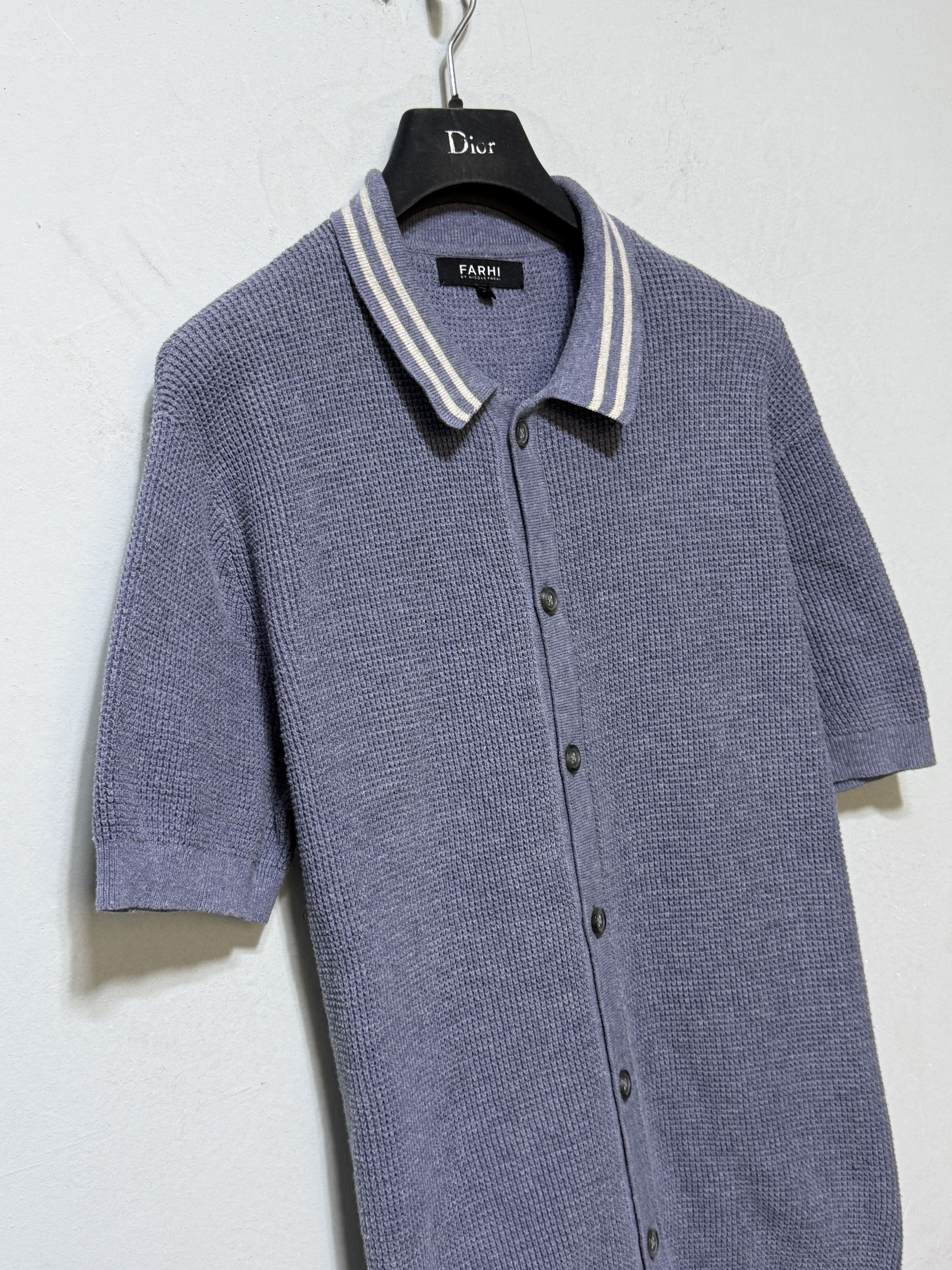 Nicole Farhi Heavy knitted polo tshirt size L Nicole farhi old money Size US L / EU 52-54 / 3 - 2 Thumbnail