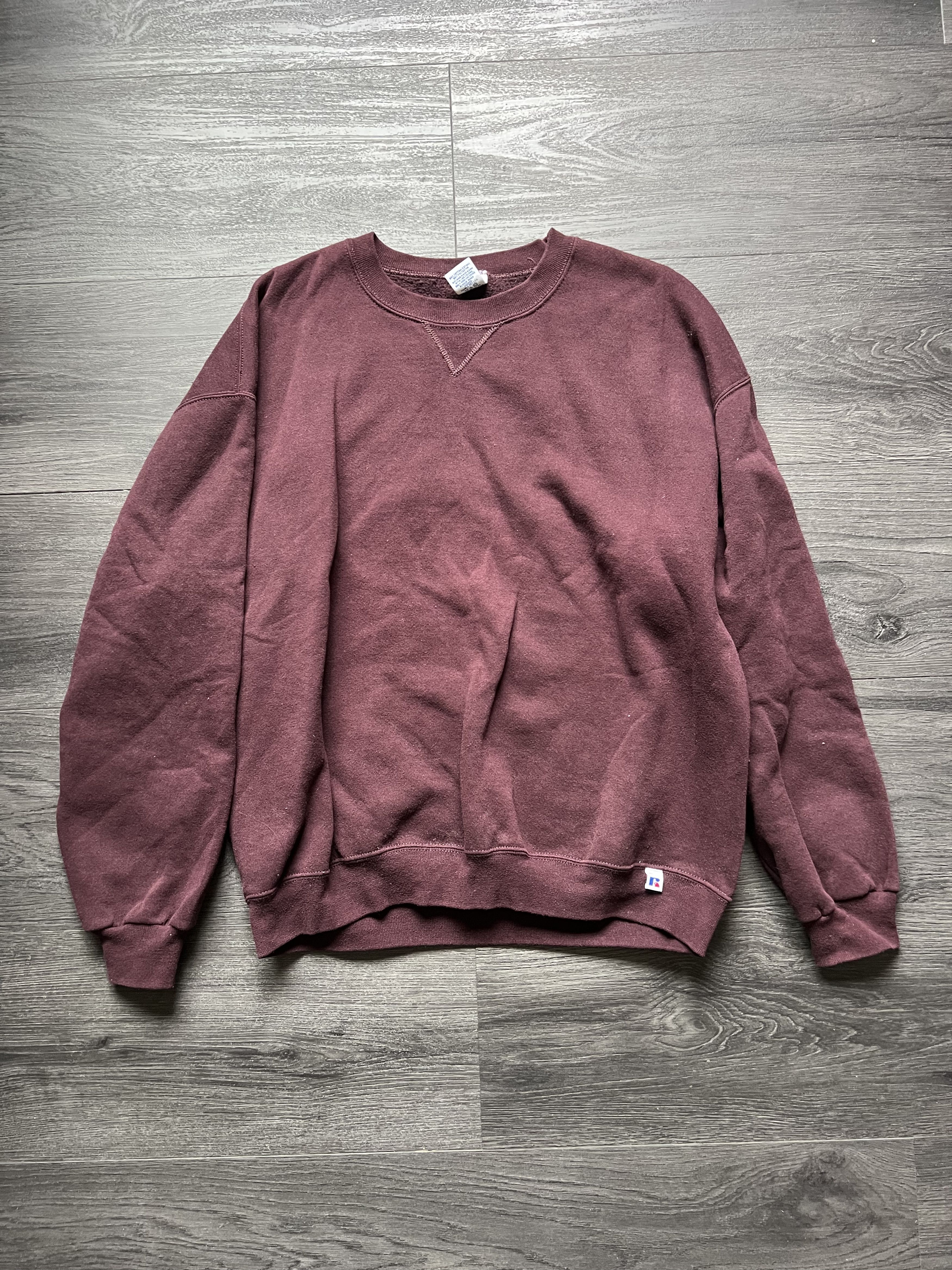 Russell Athletic Vintage Russel Blank Sweater Size US XL / EU 56 / 4 - 1 Thumbnail