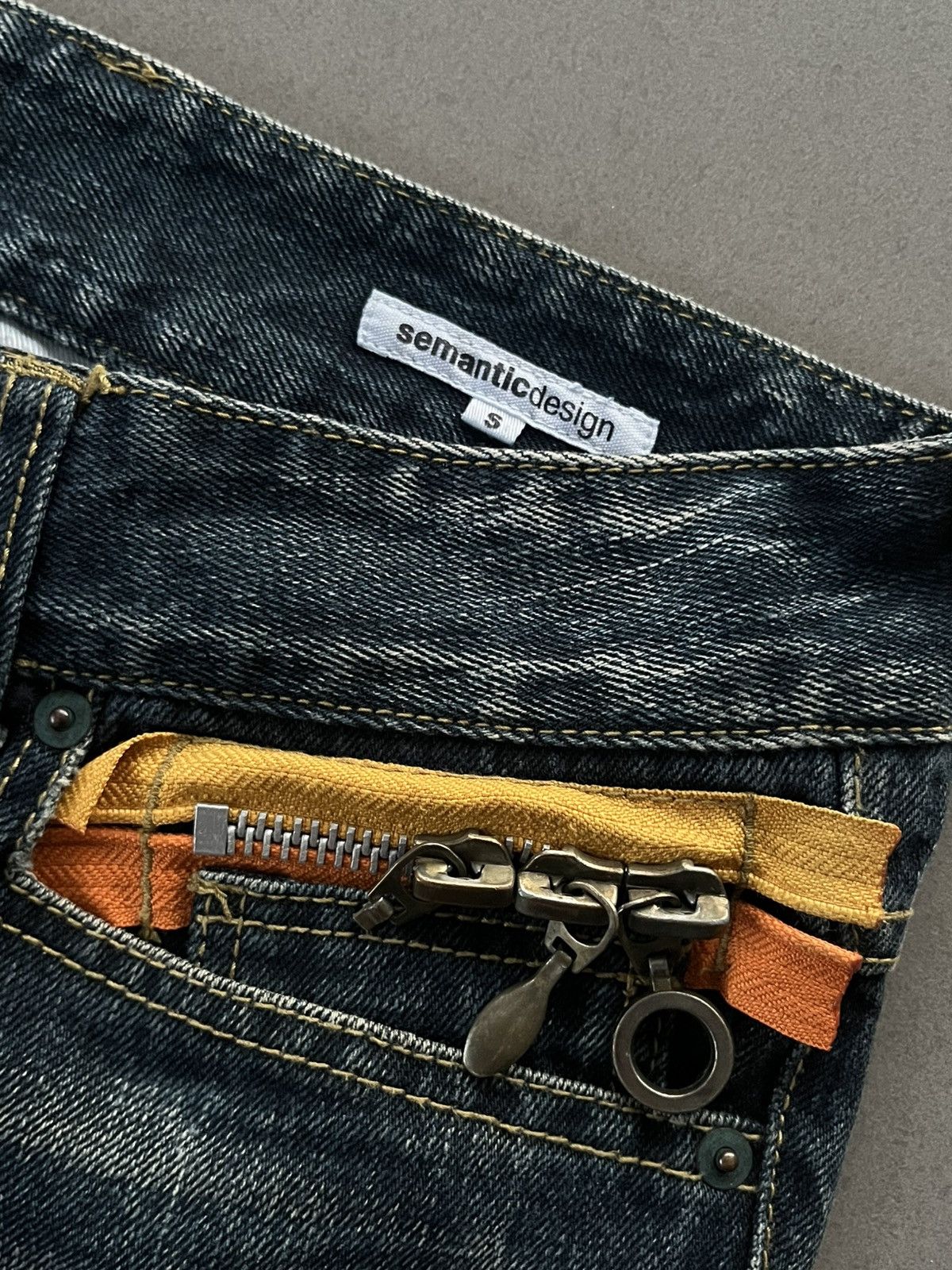 Isamu Katayama Backlash JAPANESE FLARE PANTS LOTS OF ZIPPERS SEMANTIC DESIGN VKEI Size US 30 / EU 46 - 9 Thumbnail