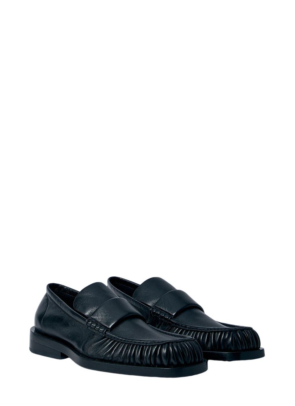 Jil Sander JIL SANDER Black Leather Loafers New & Authentic Size US 5.5 / EU 38 - 2 Thumbnail