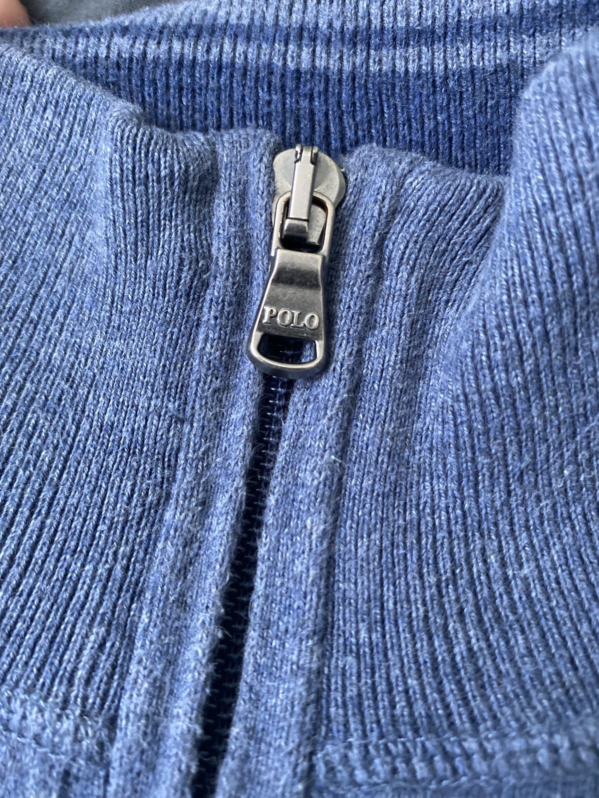 Ralph Lauren Quarter-Zip Sweater – Dark Navy Blue – Size M