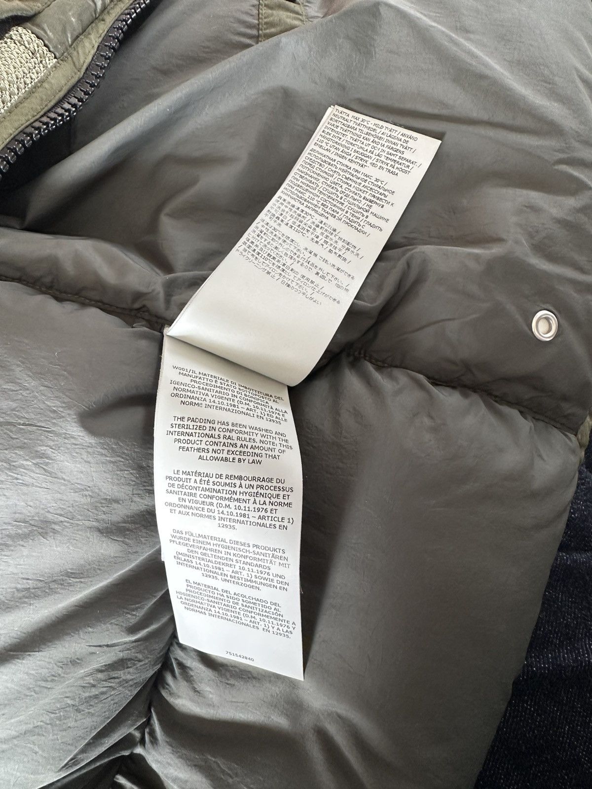 Stone Island STONE ISLAND PANAMA NYLON MIX DOWN JACKET SAGE Green Medium Size US M / EU 48-50 / 2 - 11 Thumbnail