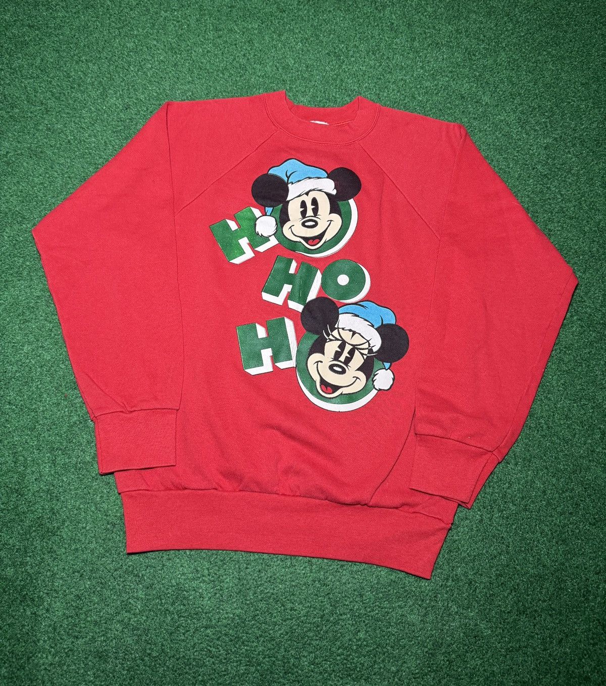 Mickey & Co. Vtg 90s Christmas Disney Mickey & Co Cartoon Med Sweatshirt Size M / US 6-8 / IT 42-44 - 1 Thumbnail