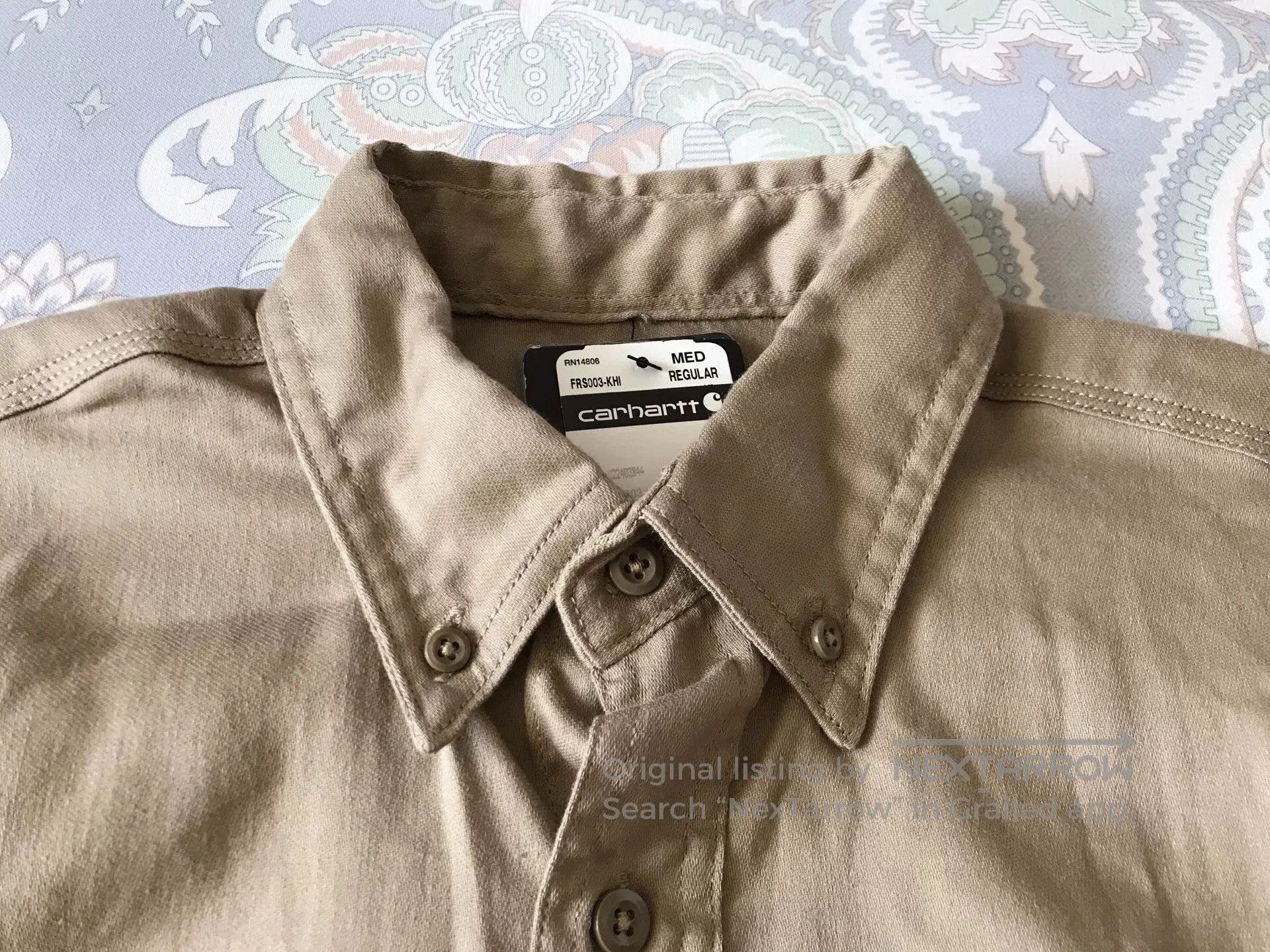 Carhartt Carhartt FRS003 FR Flame Resistant Work Shirt. Size US M / EU 48-50 / 2 - 4 Thumbnail