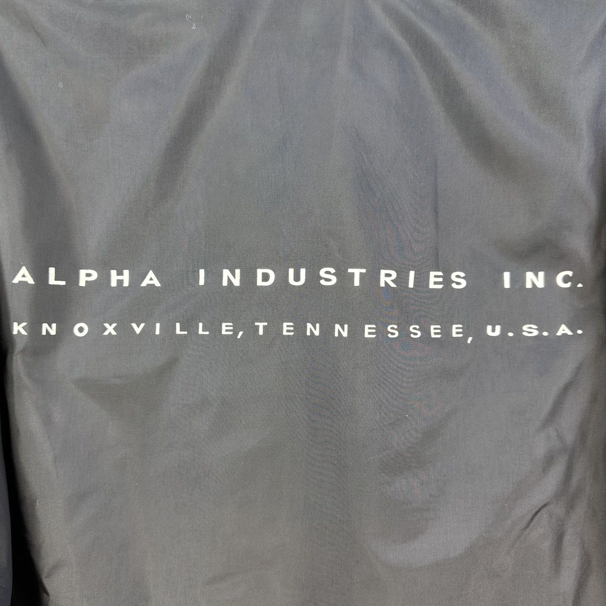 Alpha Industries Vintage 90's Alpha Industries MADE IN USA Coach Nylon Jacket Size US L / EU 52-54 / 3 - 9 Thumbnail