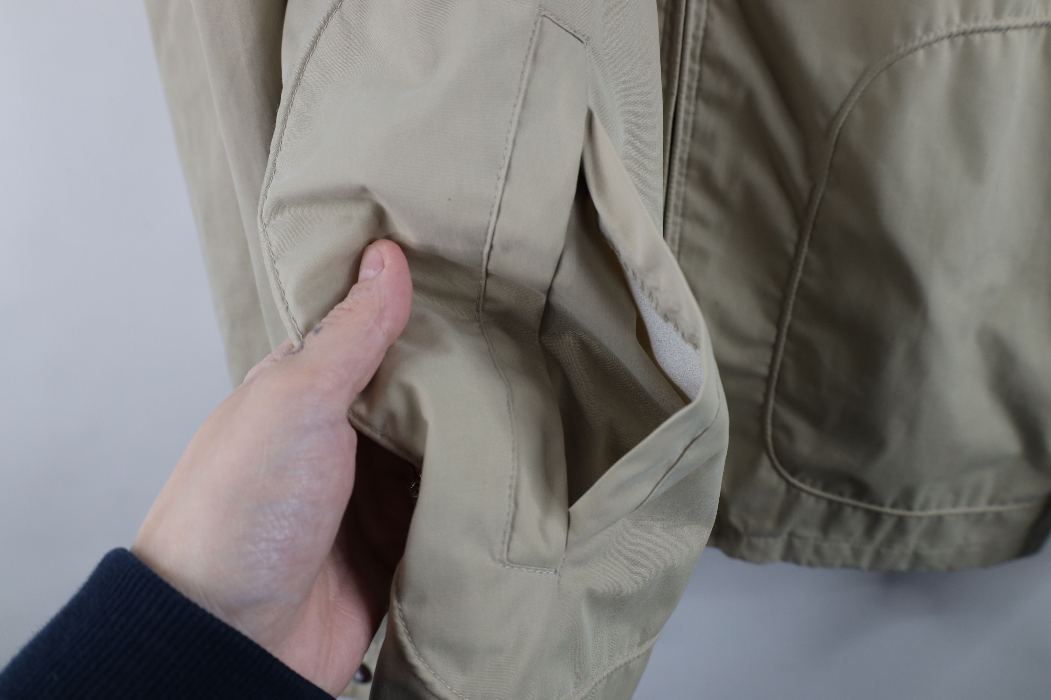 Vintage Vintage 90s McGregor Flannel Lined Bomber Jacket Beige Size US XXL / EU 58 / 5 - 8 Thumbnail