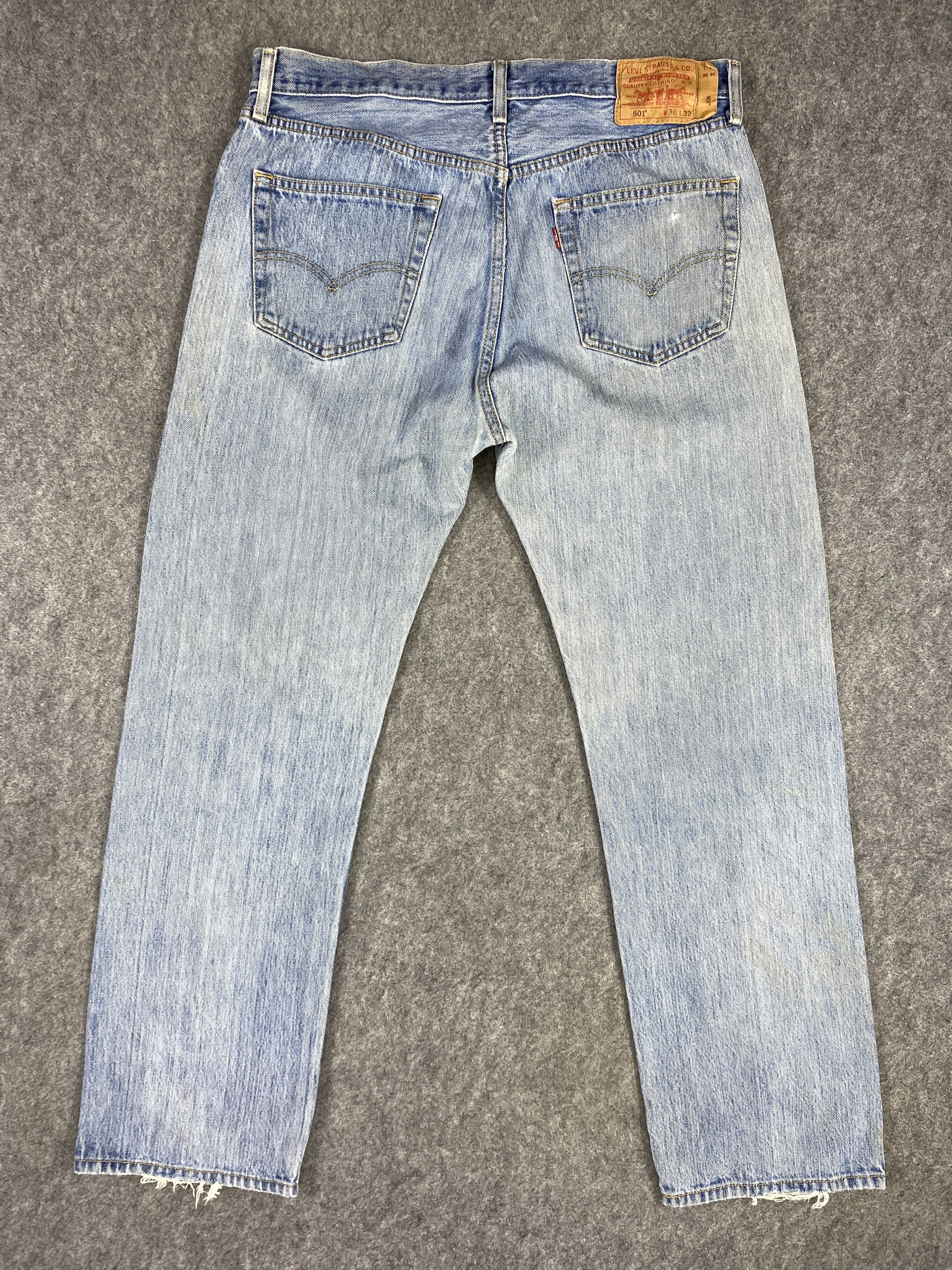 Japanese Brand Light Blue Wash Vintage Levi's 501 34x31.5 Denim -JN1646 Size US 34 / EU 50 - 2 Thumbnail