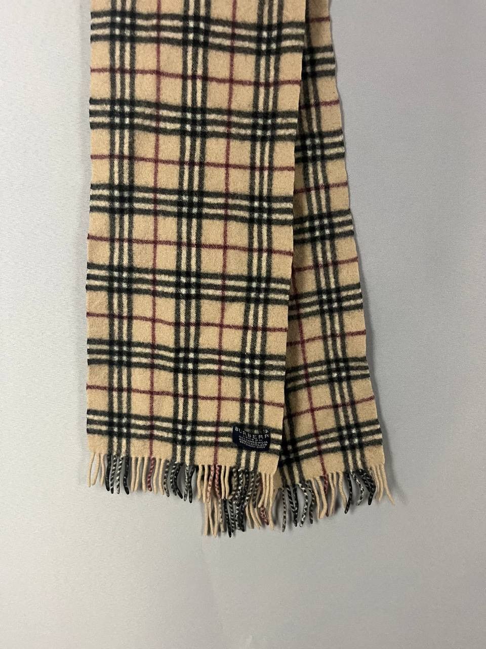 Burberry Burberry Nova Check Scarf Wool Size ONE SIZE - 2 Thumbnail