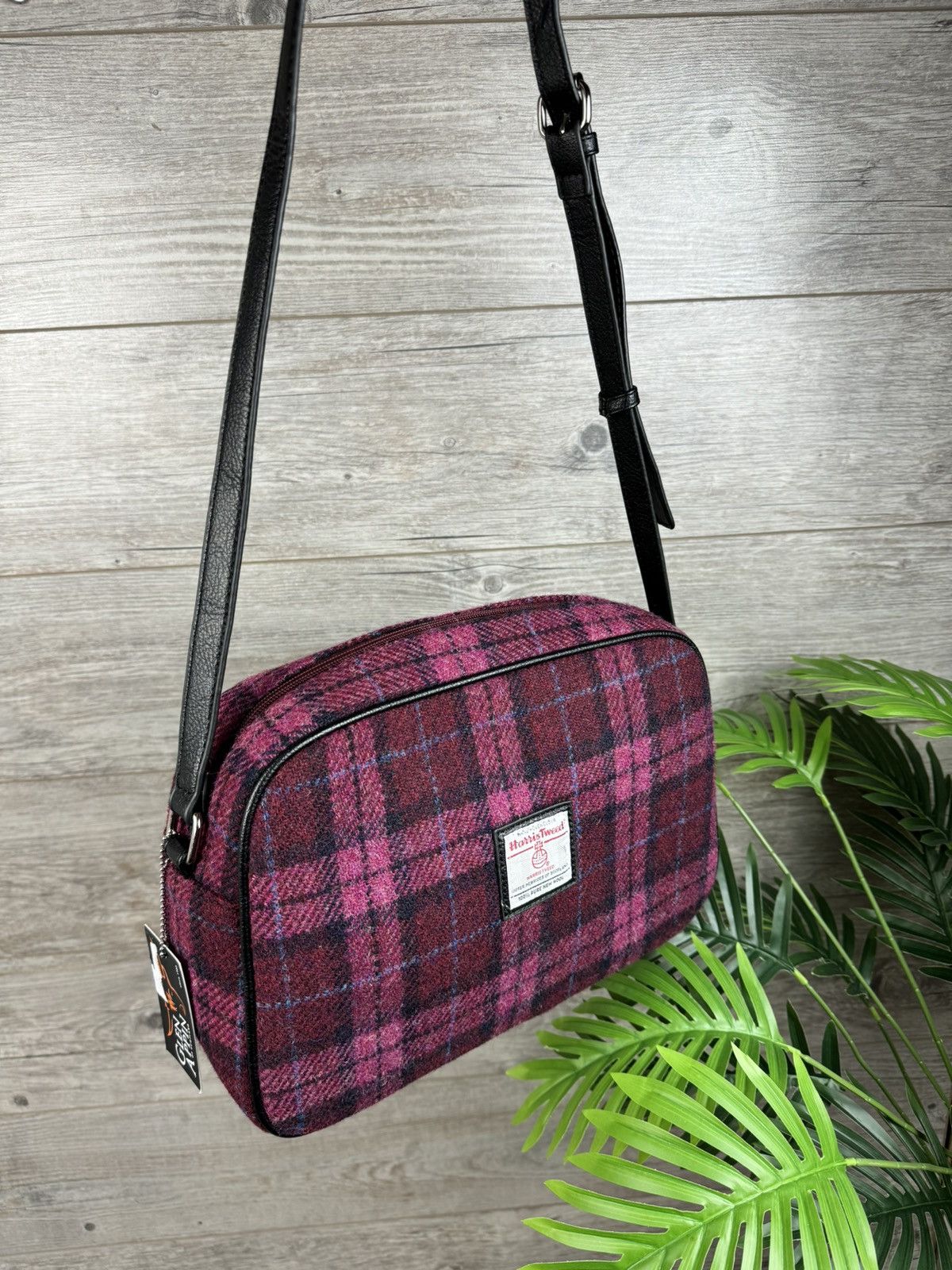 Designer × Harris Tweed Messenger over the shoulder Harris Tweed Glen Appin Size ONE SIZE - 5 Thumbnail