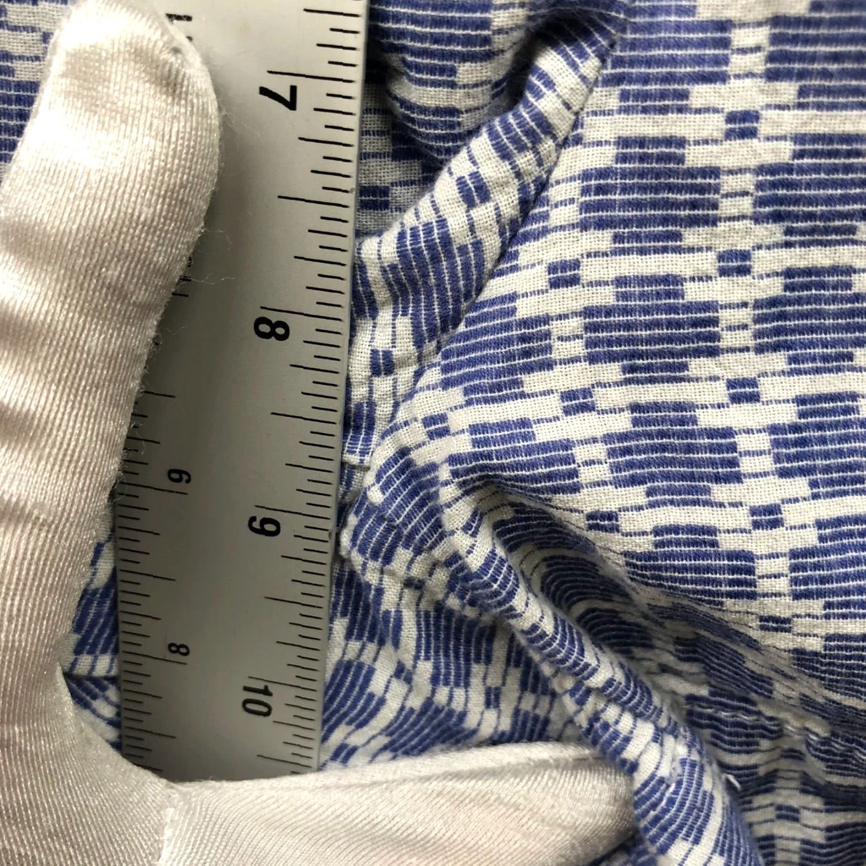 Loft LOFT Classic Lightweight 4'' Shorts Womens Size 0 Blue White Printed Flat Front Cotton Size 25" / US 0 / IT 36 - 5 Thumbnail