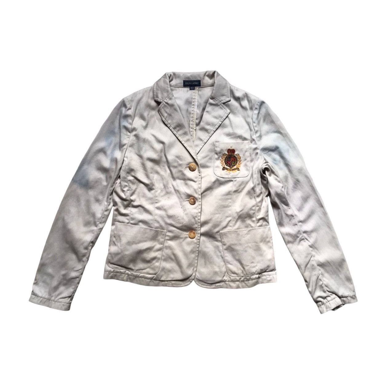 Lo Life × Polo Ralph Lauren × Ralph Lauren Vintage 90s Polo Ralph Lauren Nautical Flag Classic Jacket Size S / US 4 / IT 40 - 1 Thumbnail