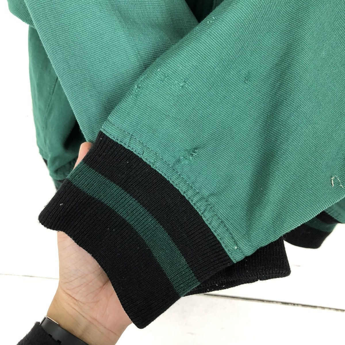 Japanese Brand × Vintage 🔥CROPPED BIKER BOMBER JACKET GRAND DUCHE ISSEY MIYAKE Size US M / EU 48-50 / 2 - 11 Thumbnail