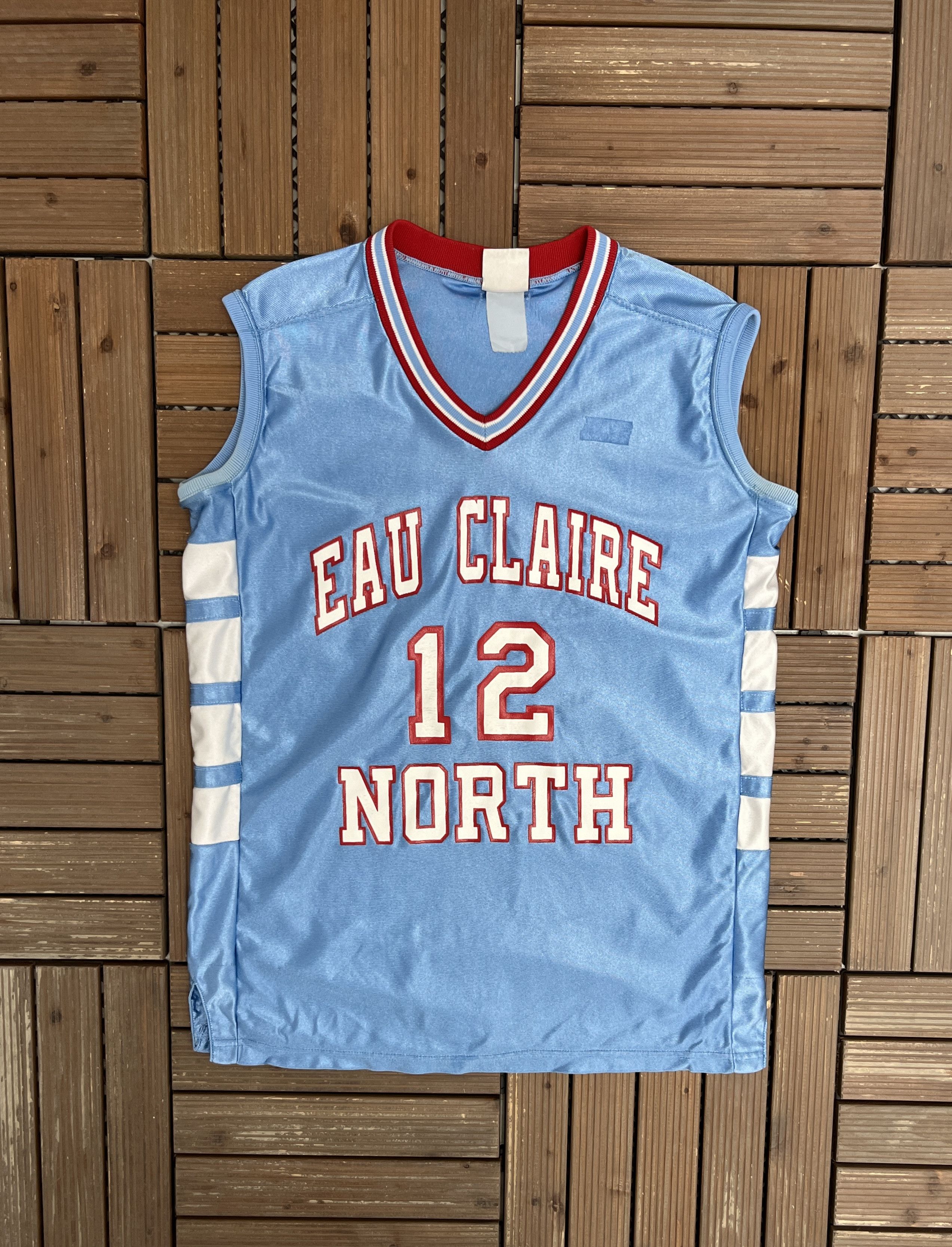 Vintage Eau Claire North Huskies Vintage Blue Basketball Jersey Size US M / EU 48-50 / 2 - 1 Thumbnail