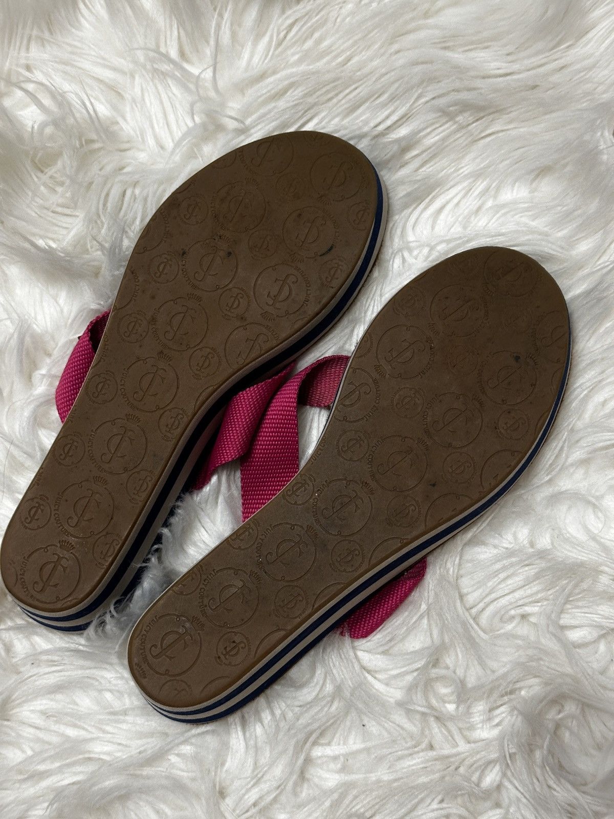 Juicy Couture flip flops slippers vintage Juisy Couture Size US 6 / IT 36 - 6 Thumbnail