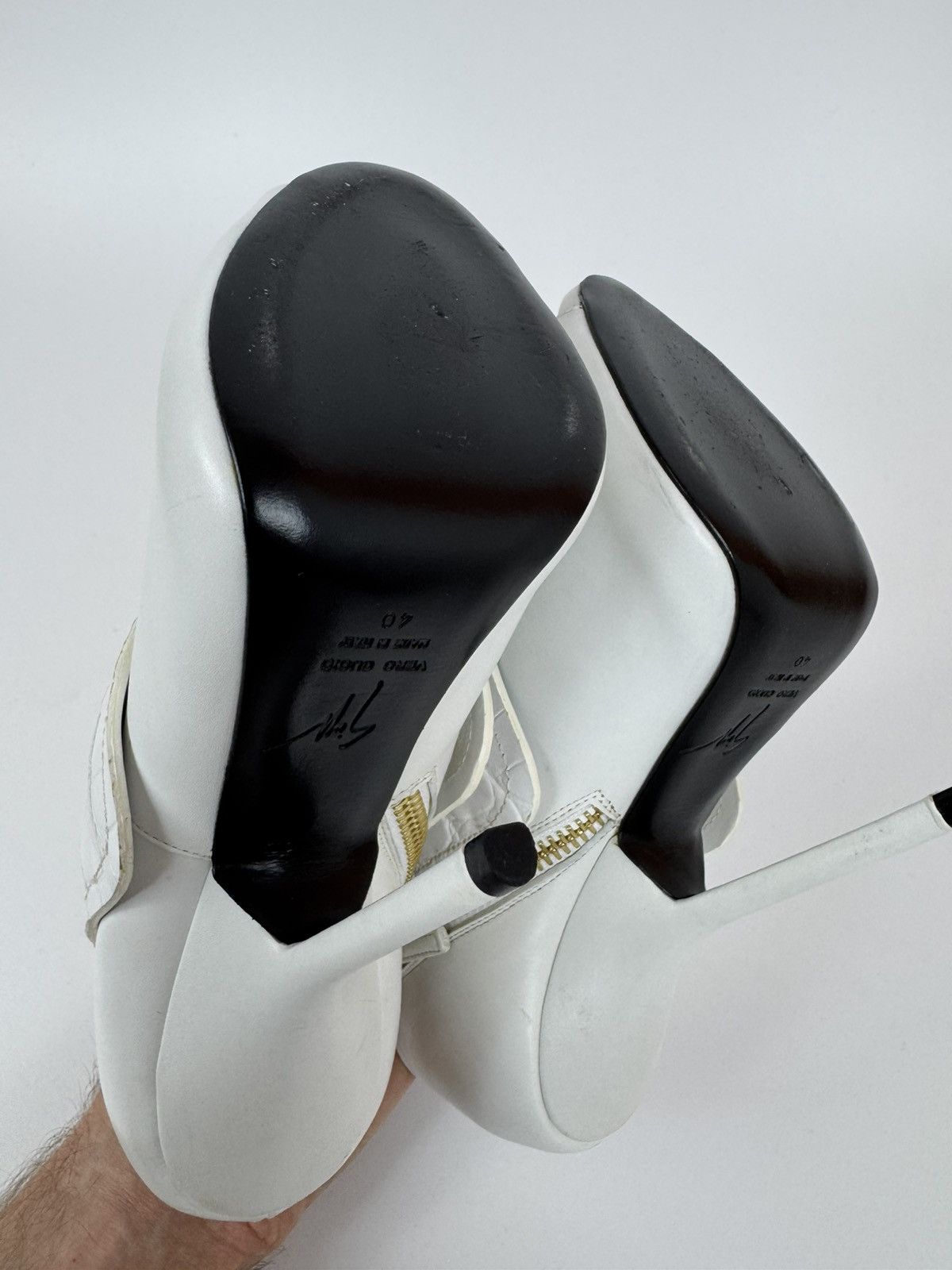 Giuseppe Zanotti Giuseppe Zanotti Open Ankle Boots Leather Stiletto High Heel Size US 10 / IT 40 - 9 Thumbnail