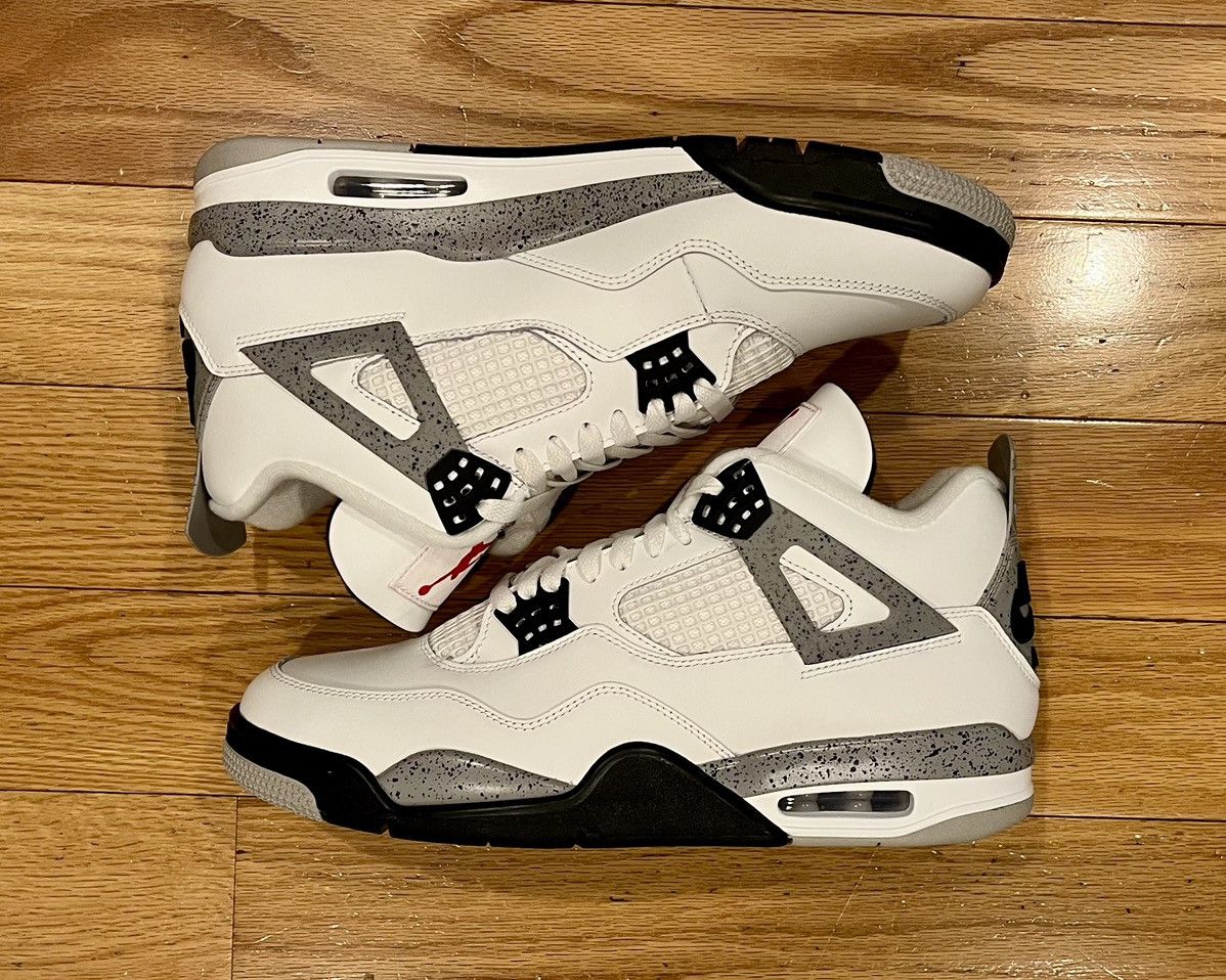 Jordan Brand × Nike Brand New-Nike Air Jordan 4 Retro White Cement 2025 Size US 11 / EU 44 - 3 Thumbnail