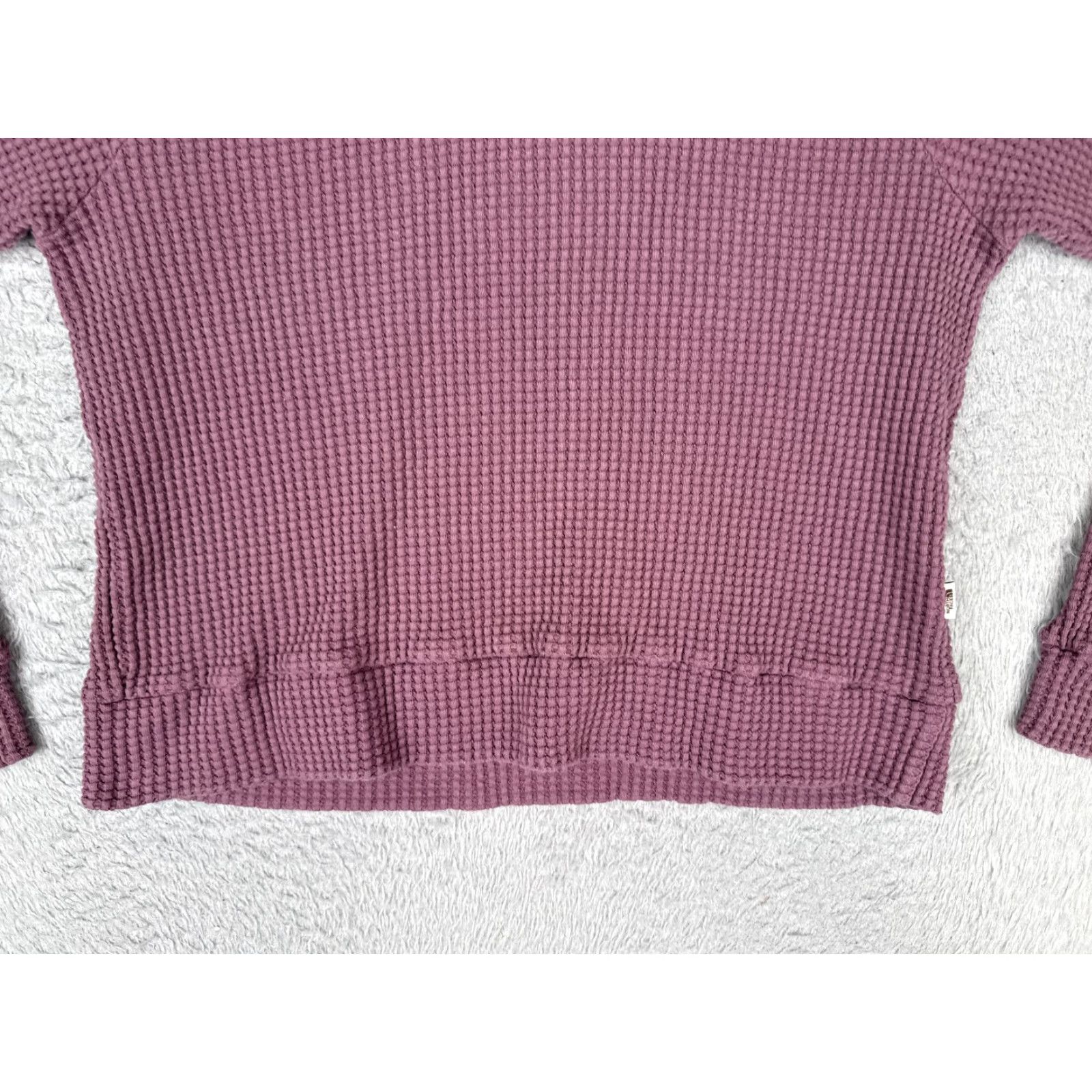 The North Face The North Face Sweater The North Face Purple Cotton Waffle-Knit Mock Neck Women Medium Pullover Casual Lightweight Vintage No Size M / US 6-8 / IT 42-44 - 5 Thumbnail