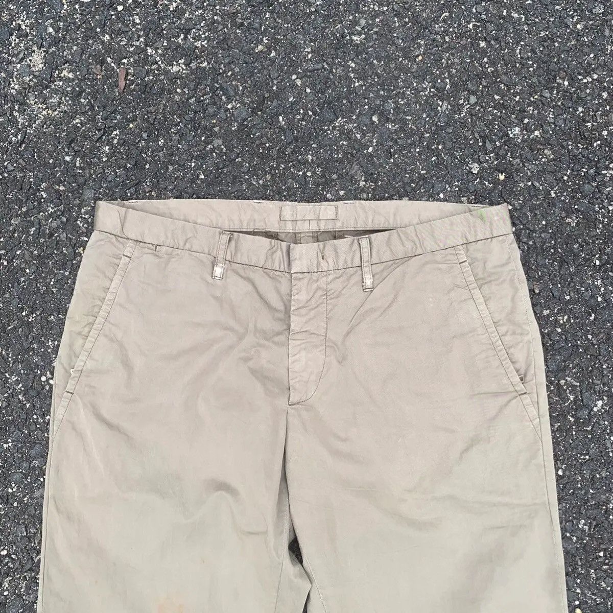Designer × Prada × Vintage Prada W34 L33 Trousers Blank Designer Chino Pants Size US 34 / EU 50 - 2 Thumbnail