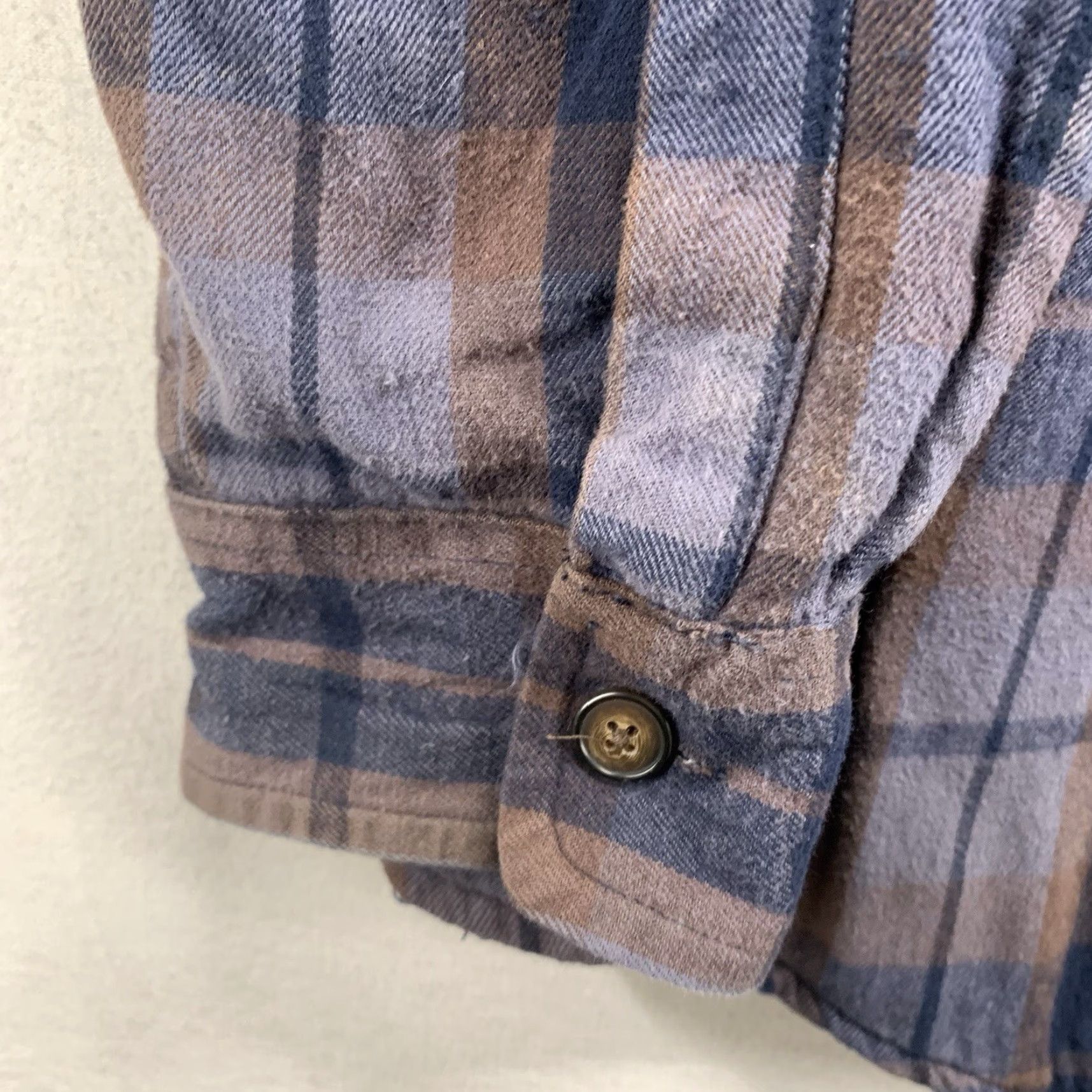 Rhythm VINTAGE 90s Rhythm Check Plaid Jacket Men Medium Purple Blue All Seasons Quilted Outdoor Streetwear Size US M / EU 48-50 / 2 - 7 Thumbnail